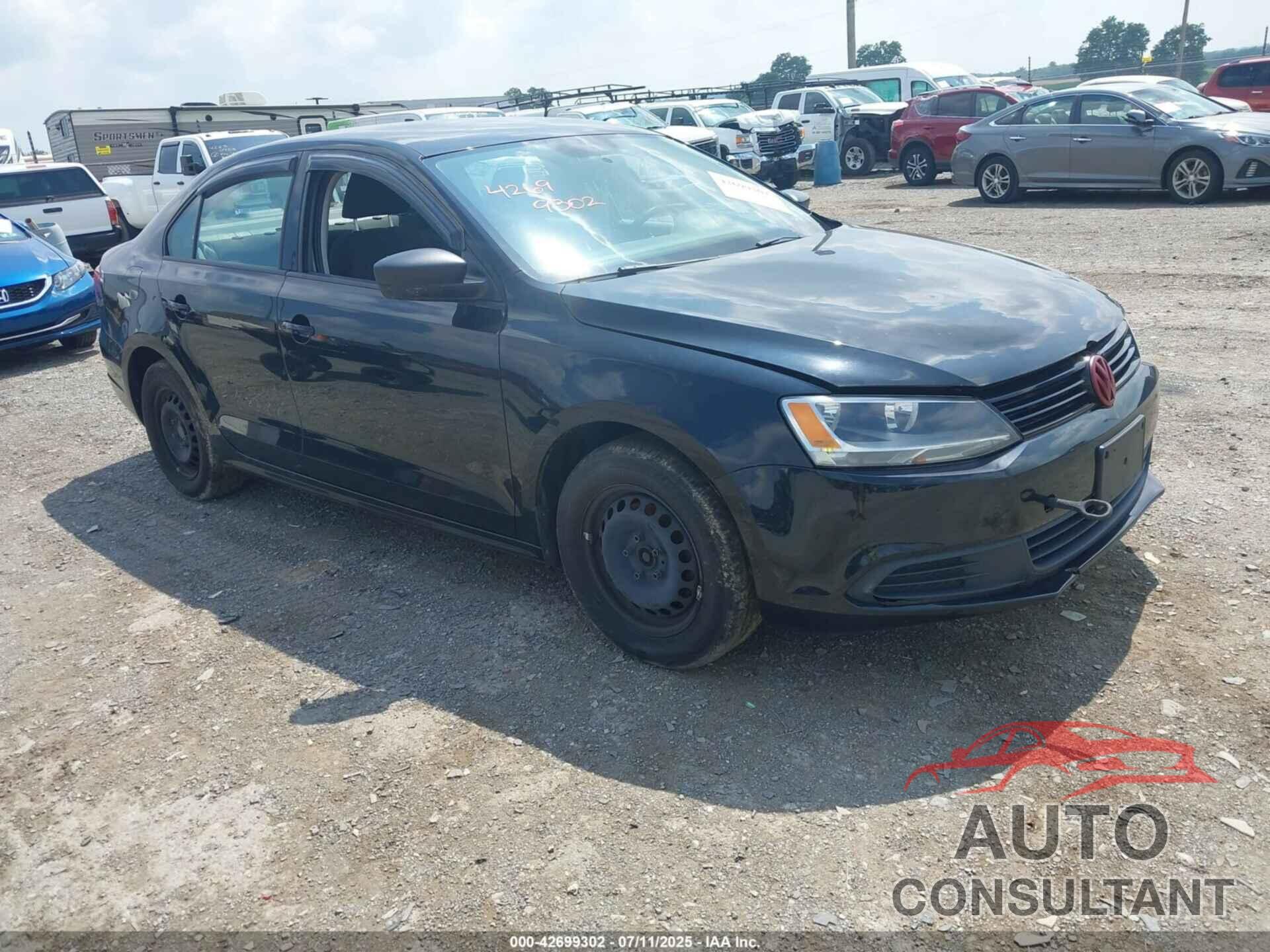 VOLKSWAGEN JETTA 2013 - 3VW1K7AJ9DM286607