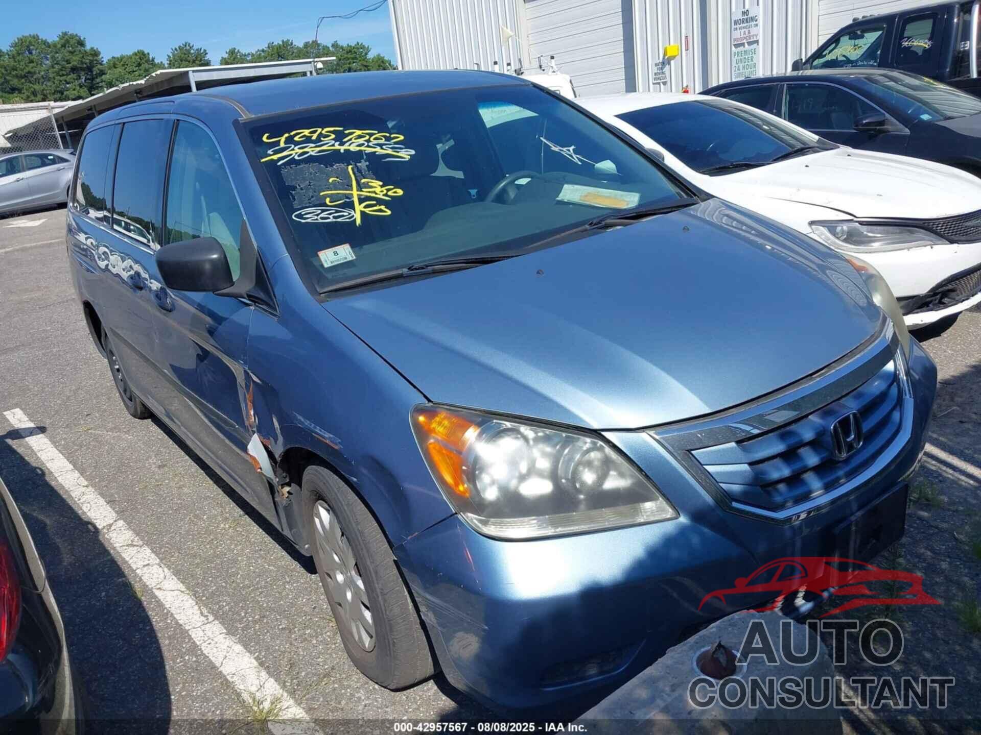 HONDA ODYSSEY 2009 - 5FNRL38259B056696