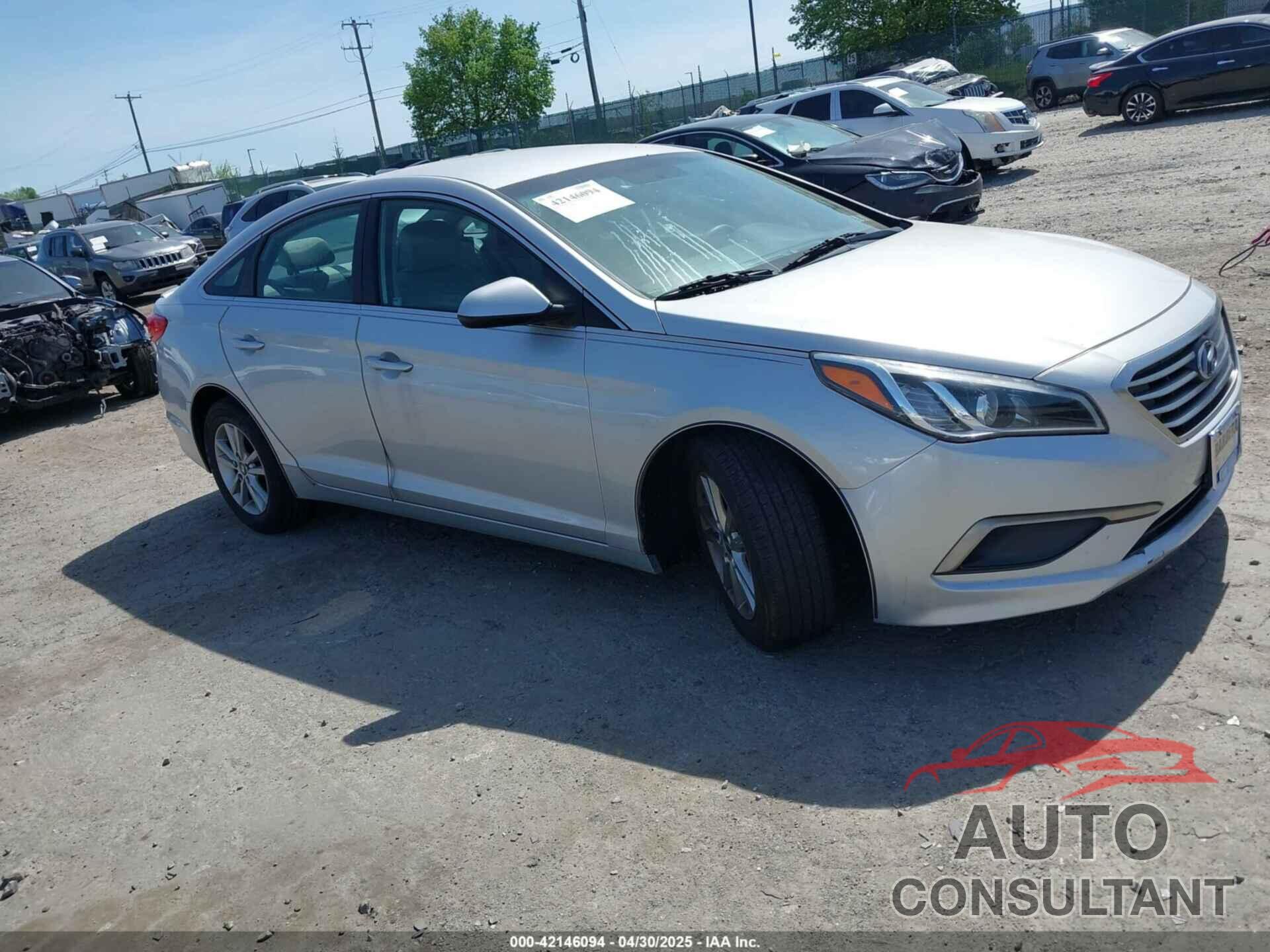 HYUNDAI SONATA 2017 - 5NPE24AFXHH549746