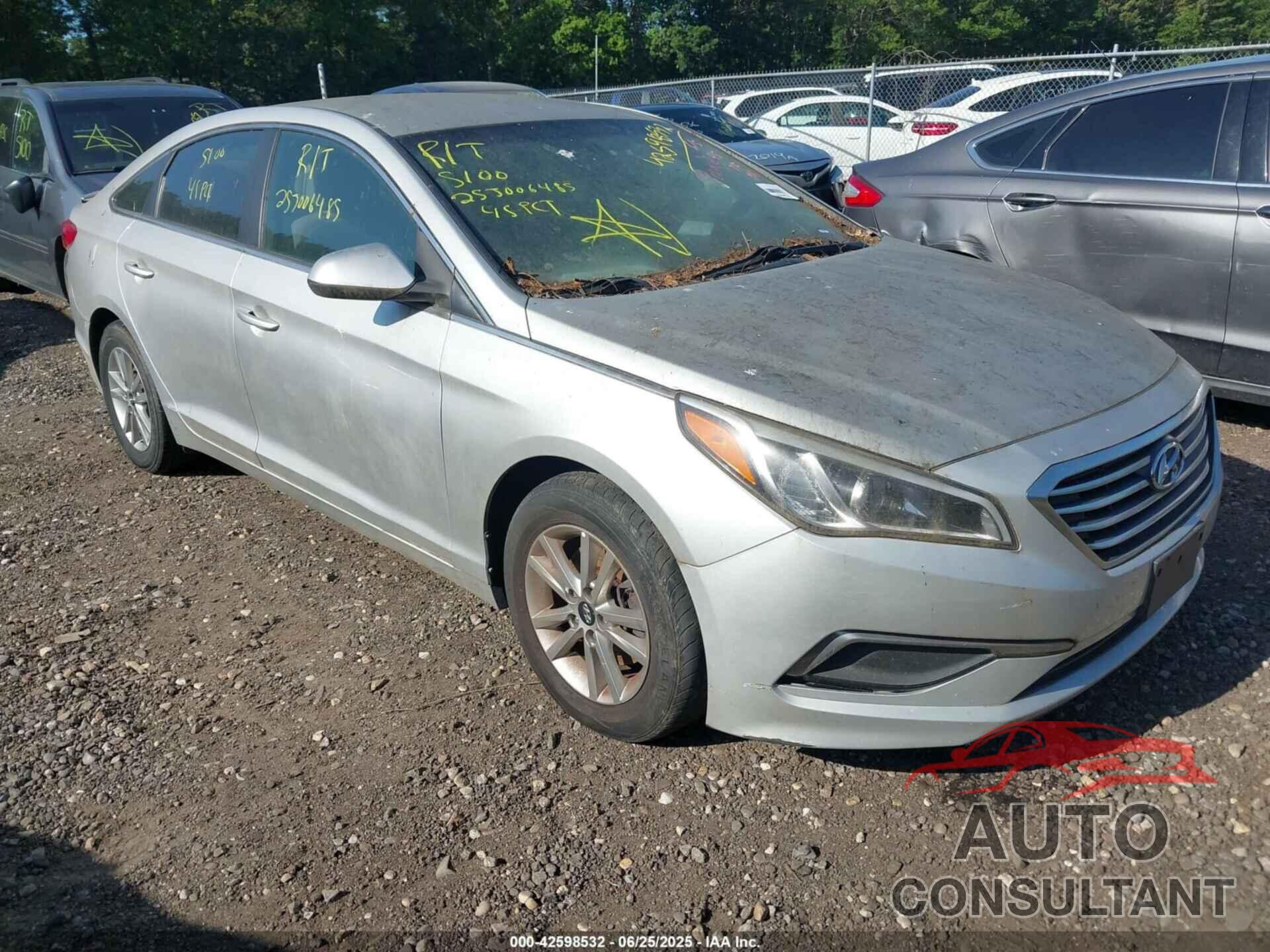 HYUNDAI SONATA 2016 - 5NPE24AF1GH327689