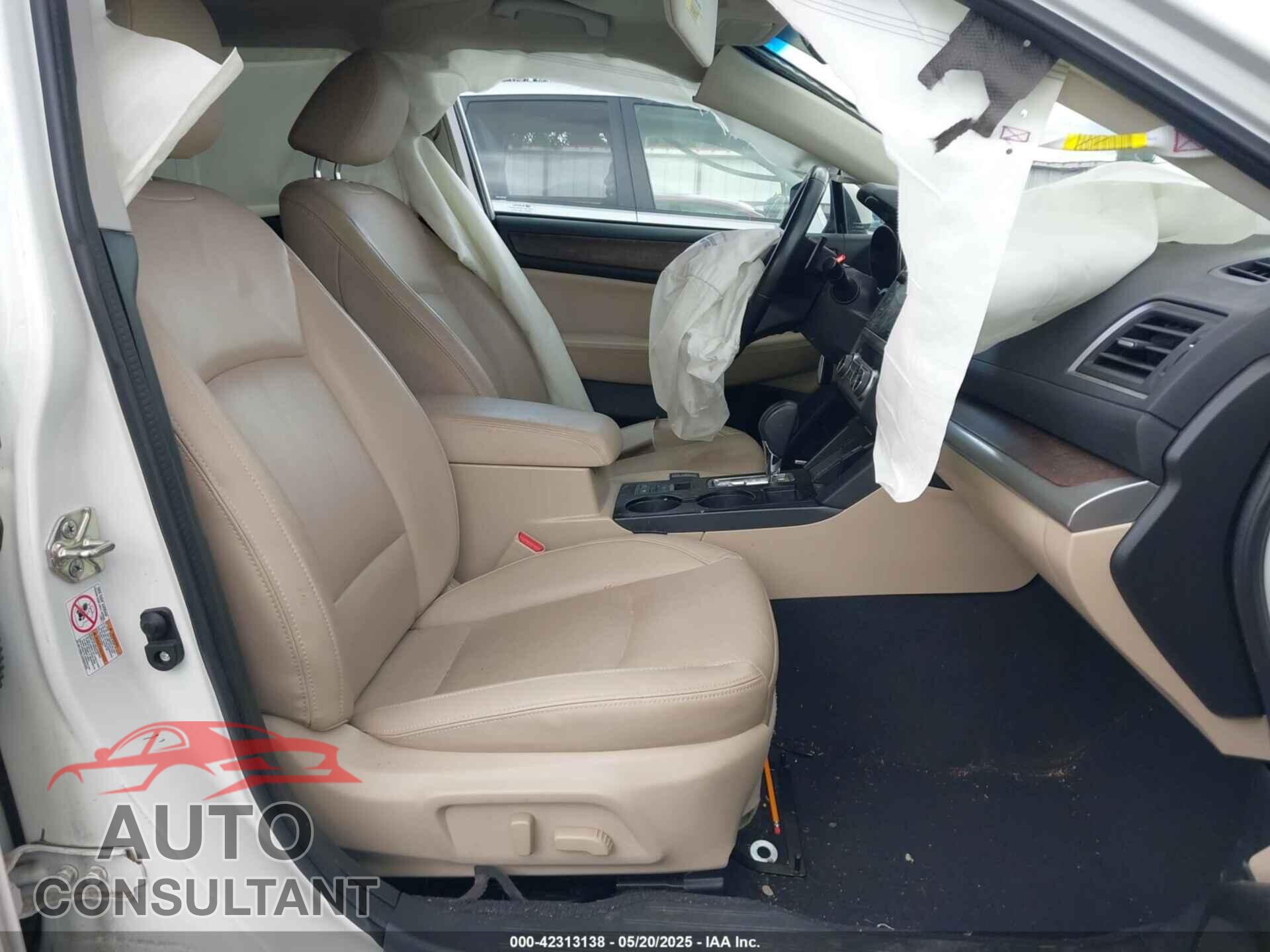 SUBARU OUTBACK 2016 - 4S4BSBLC8G3295180