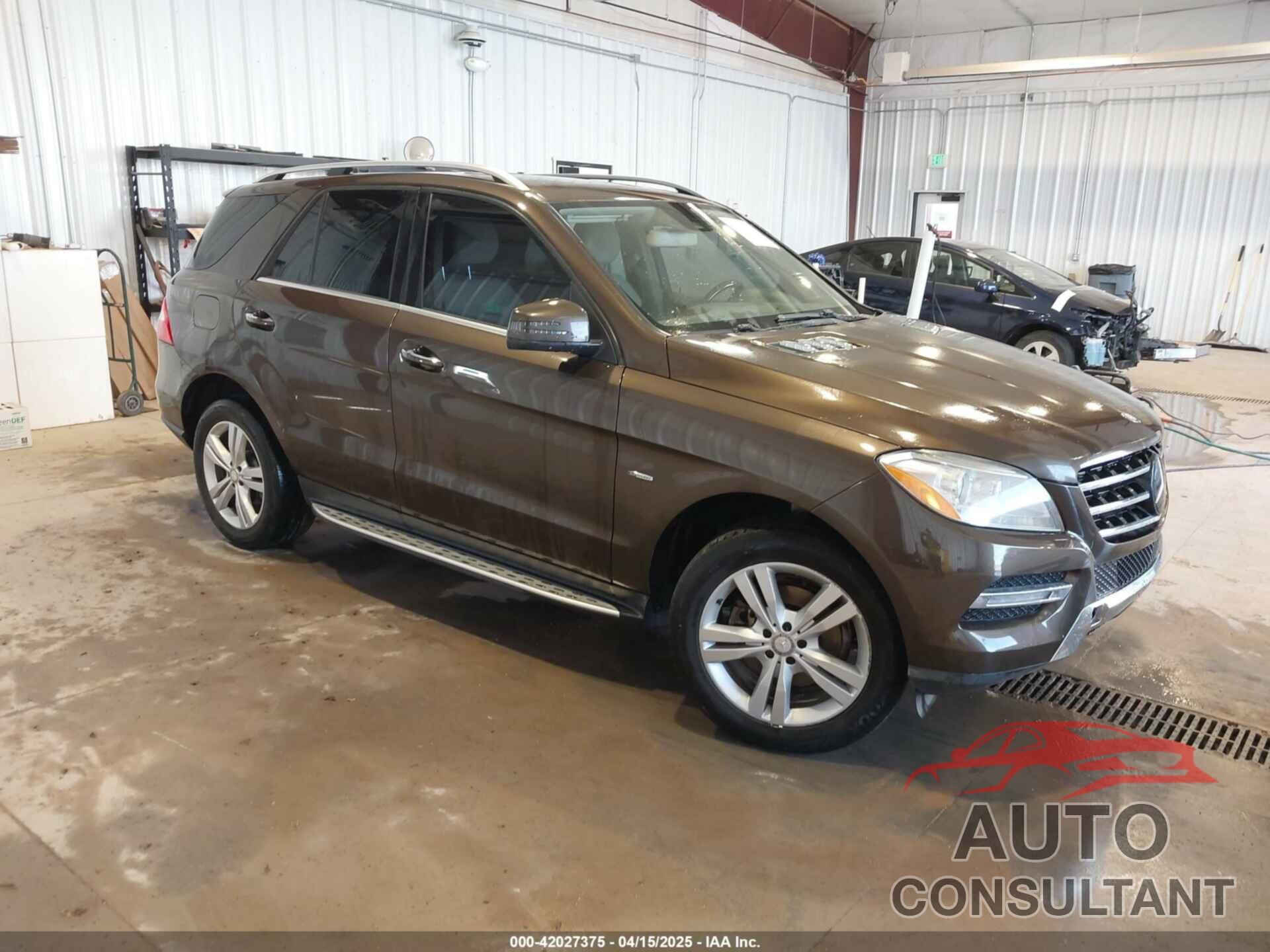 MERCEDES-BENZ ML 350 BLUETEC 2012 - 4JGDA2EB4CA028835