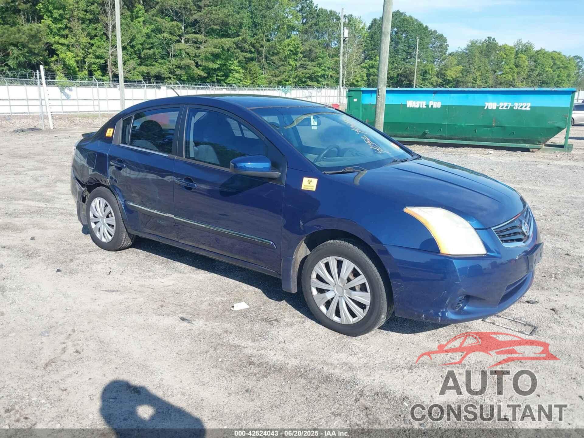 NISSAN SENTRA 2012 - 3N1AB6AP9CL615086