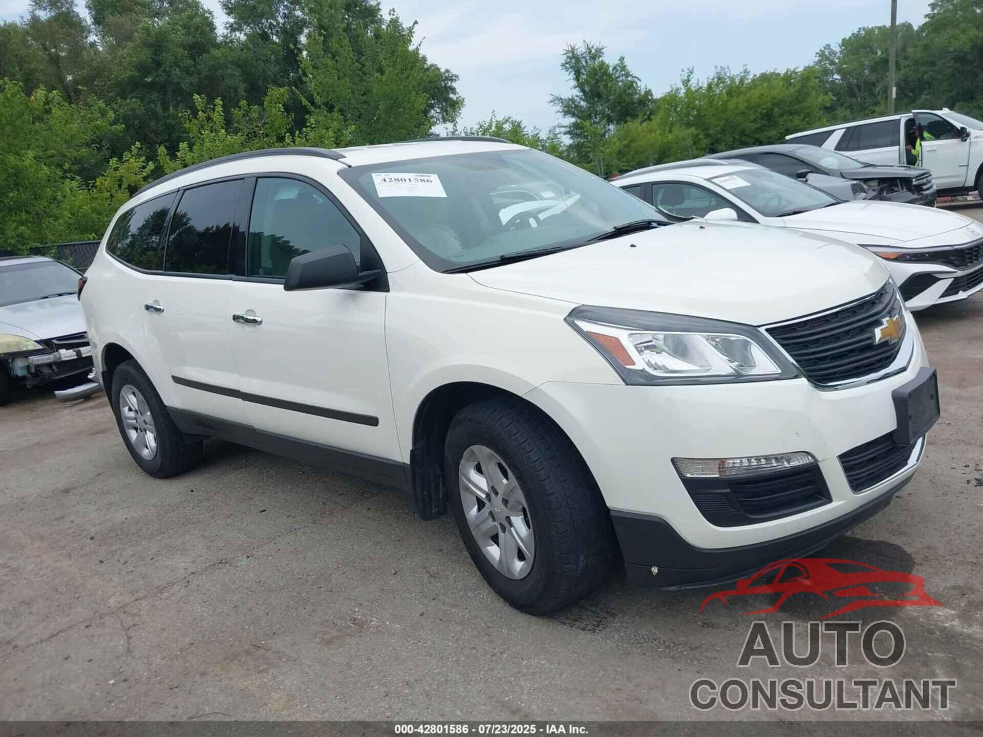 CHEVROLET TRAVERSE 2014 - 1GNKRFKD8EJ303862