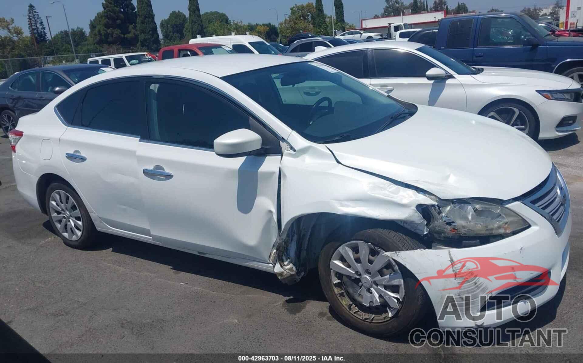 NISSAN SENTRA 2015 - 3N1AB7APXFY224056