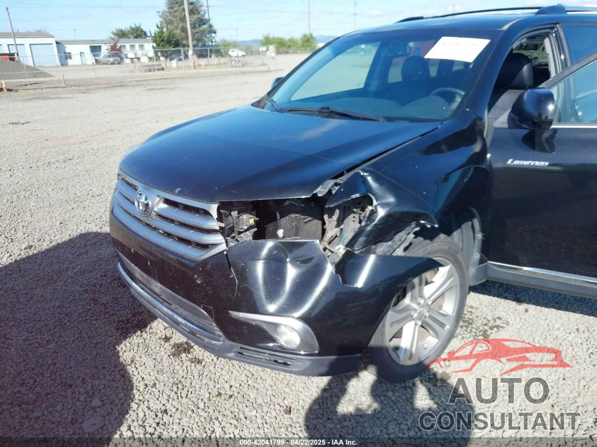 TOYOTA HIGHLANDER 2013 - 5TDDK3EH1DS216163