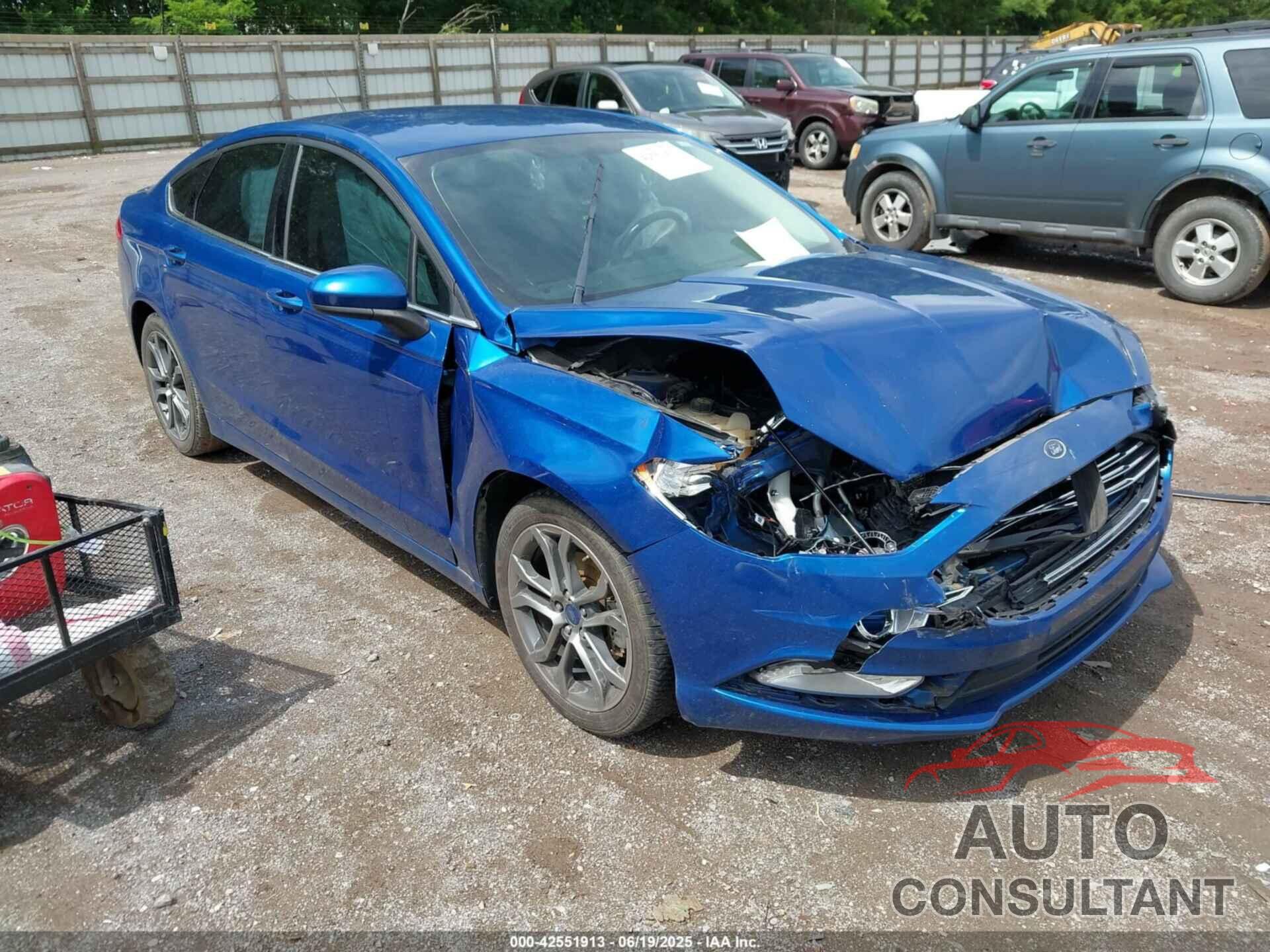 FORD FUSION 2017 - 3FA6P0G77HR378021