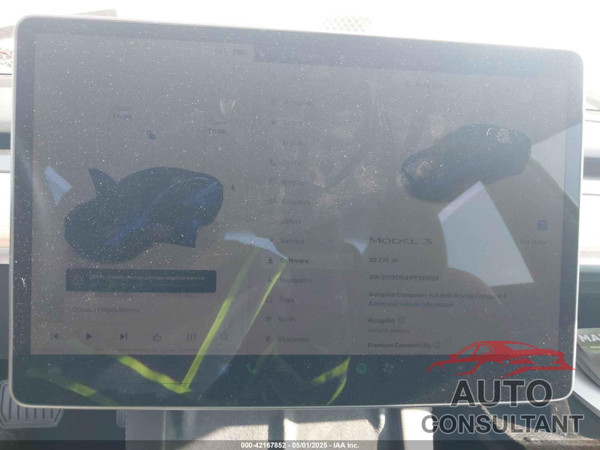 TESLA MODEL 3 2023 - 5YJ3E1EA1PF621698
