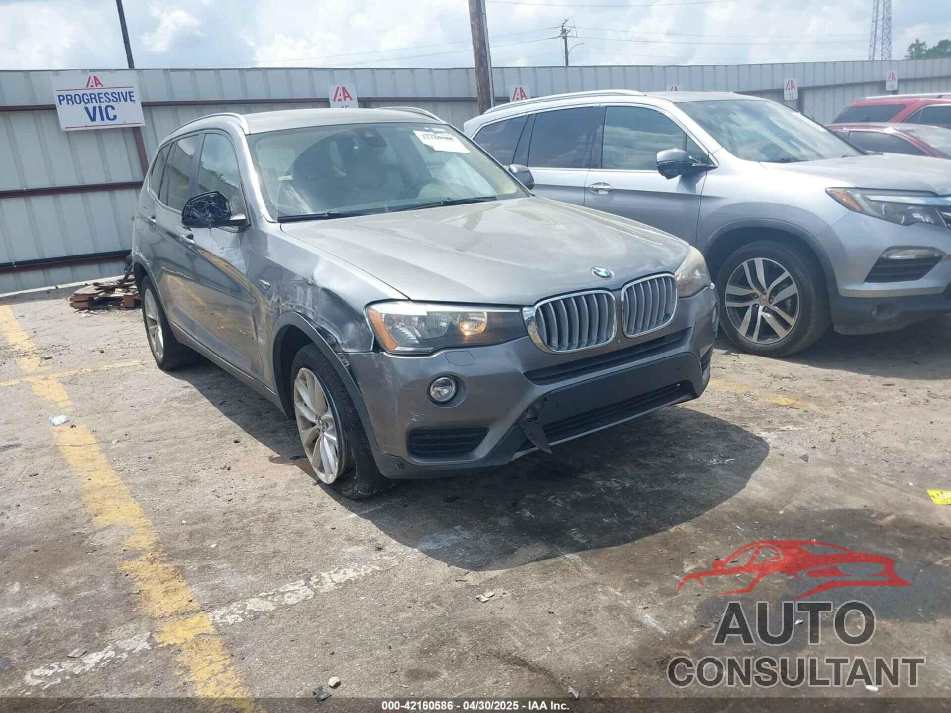BMW X3 2015 - 5UXWX9C54F0D52297