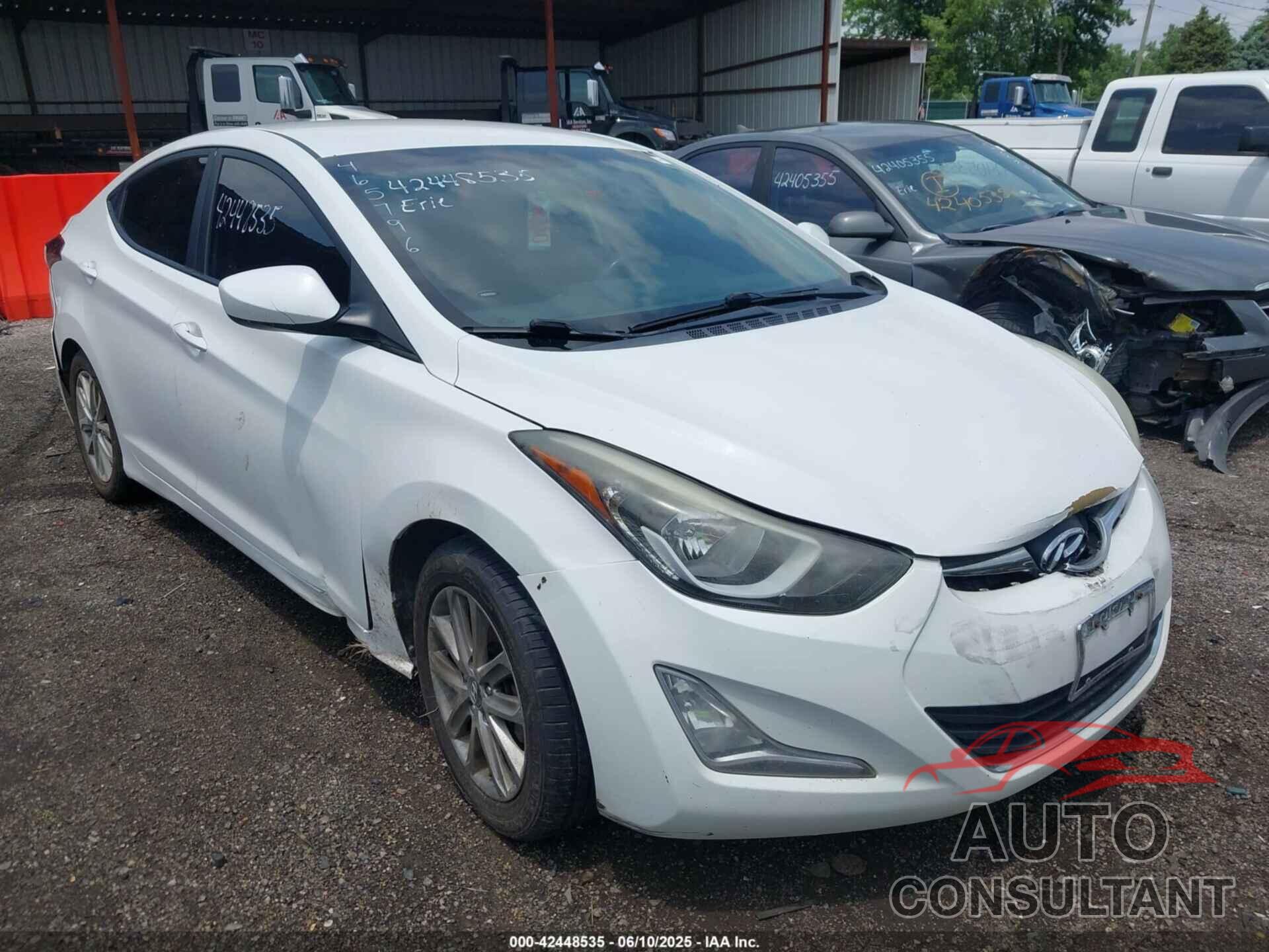 HYUNDAI ELANTRA 2014 - 5NPDH4AE3EH465796