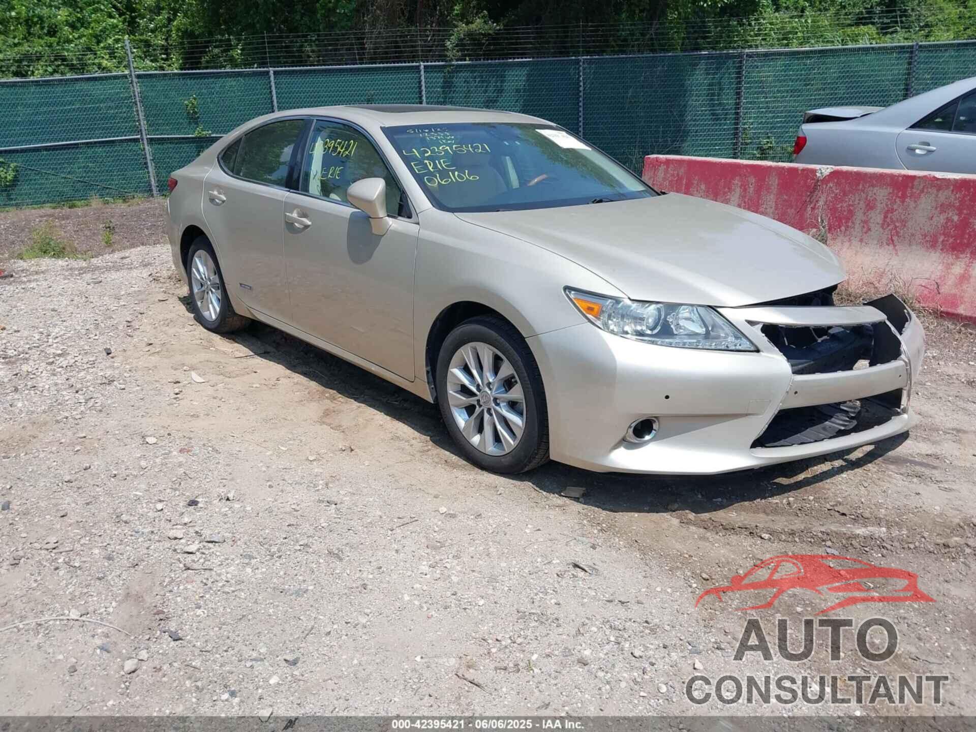 LEXUS ES 300H 2014 - JTHBW1GG5E2047180