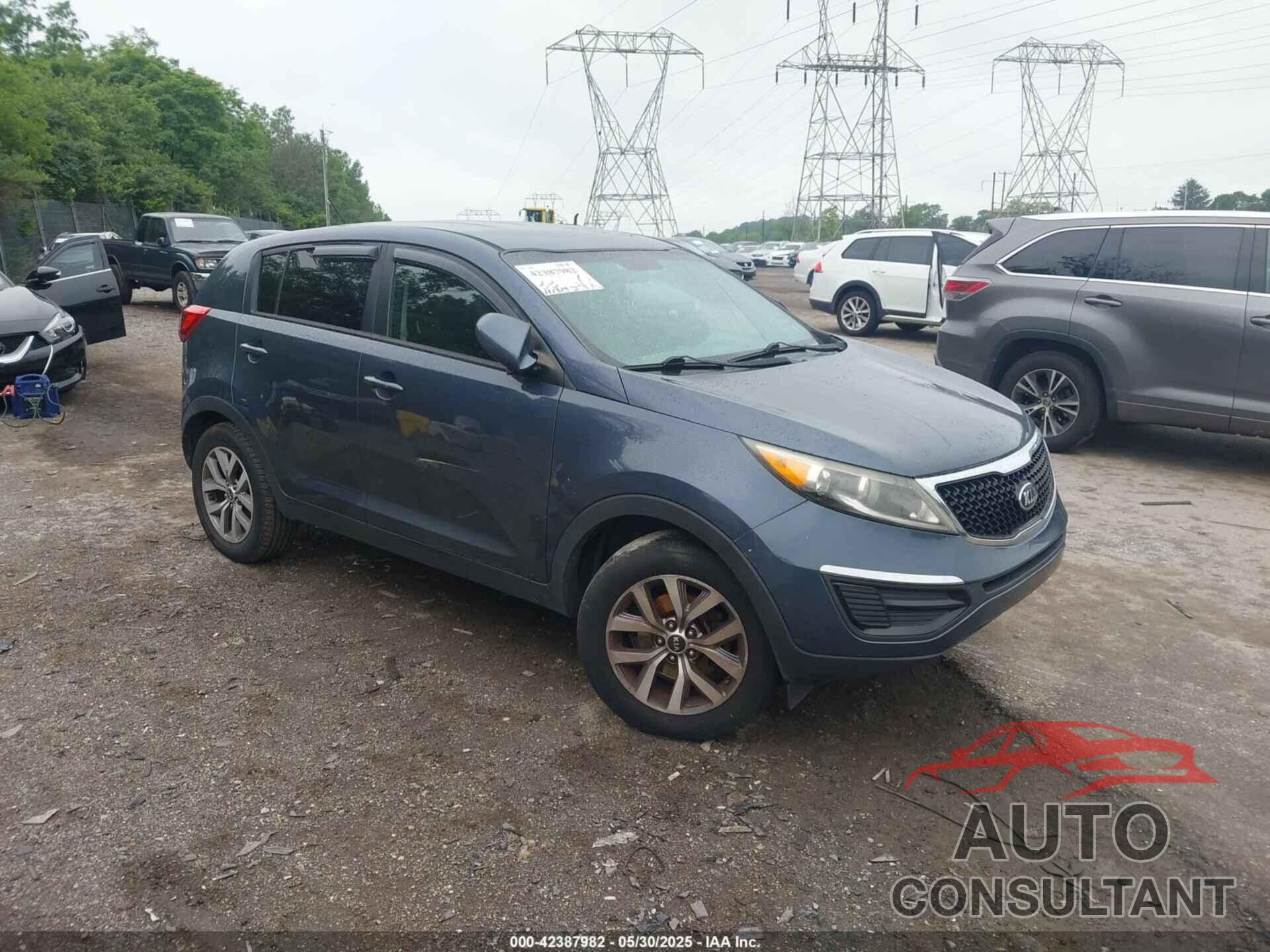 KIA SPORTAGE 2016 - KNDPB3AC0G7818817