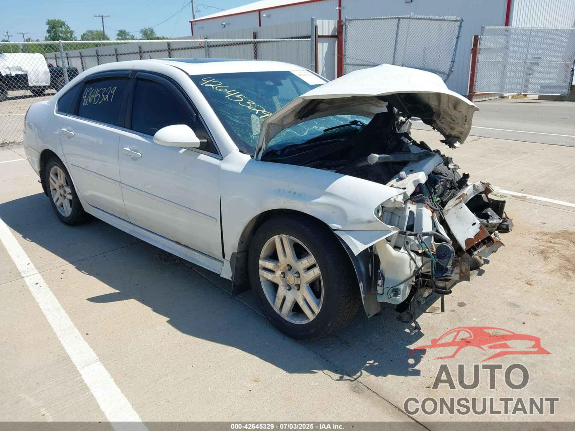 CHEVROLET IMPALA 2011 - 2G1WB5EK1B1103729