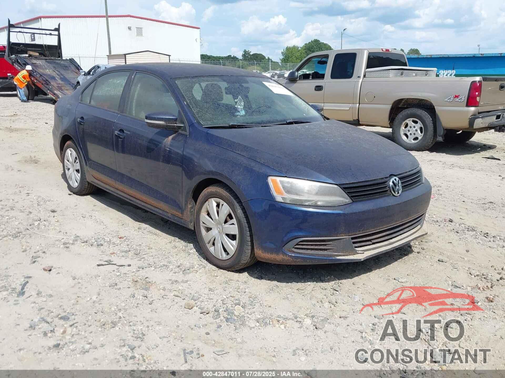 VOLKSWAGEN JETTA 2012 - 3VWDX7AJXCM321247