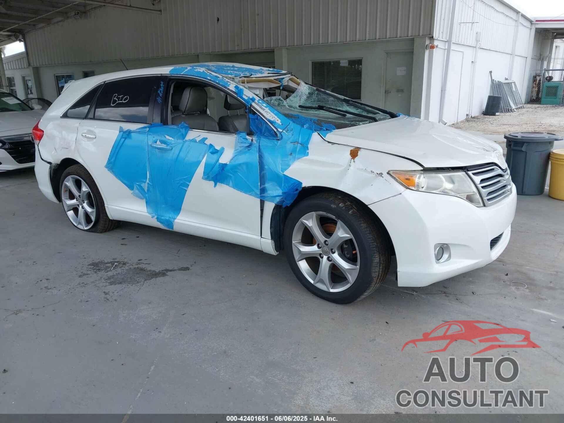 TOYOTA VENZA 2009 - 4T3ZK11AX9U004225