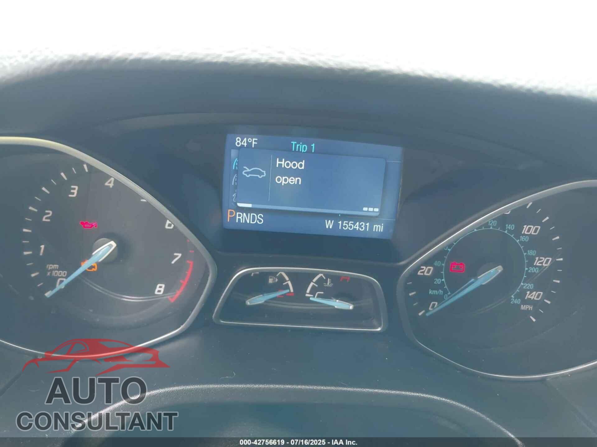FORD FOCUS 2014 - 1FADP3F22EL347641