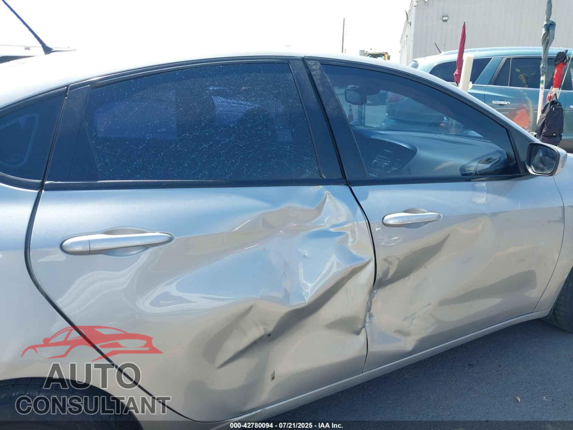 DODGE DART 2015 - 1C3CDFBB1FD211555