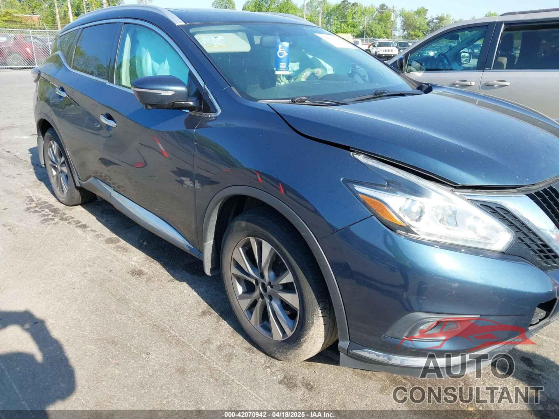 NISSAN MURANO 2015 - 5N1AZ2MH3FN208306