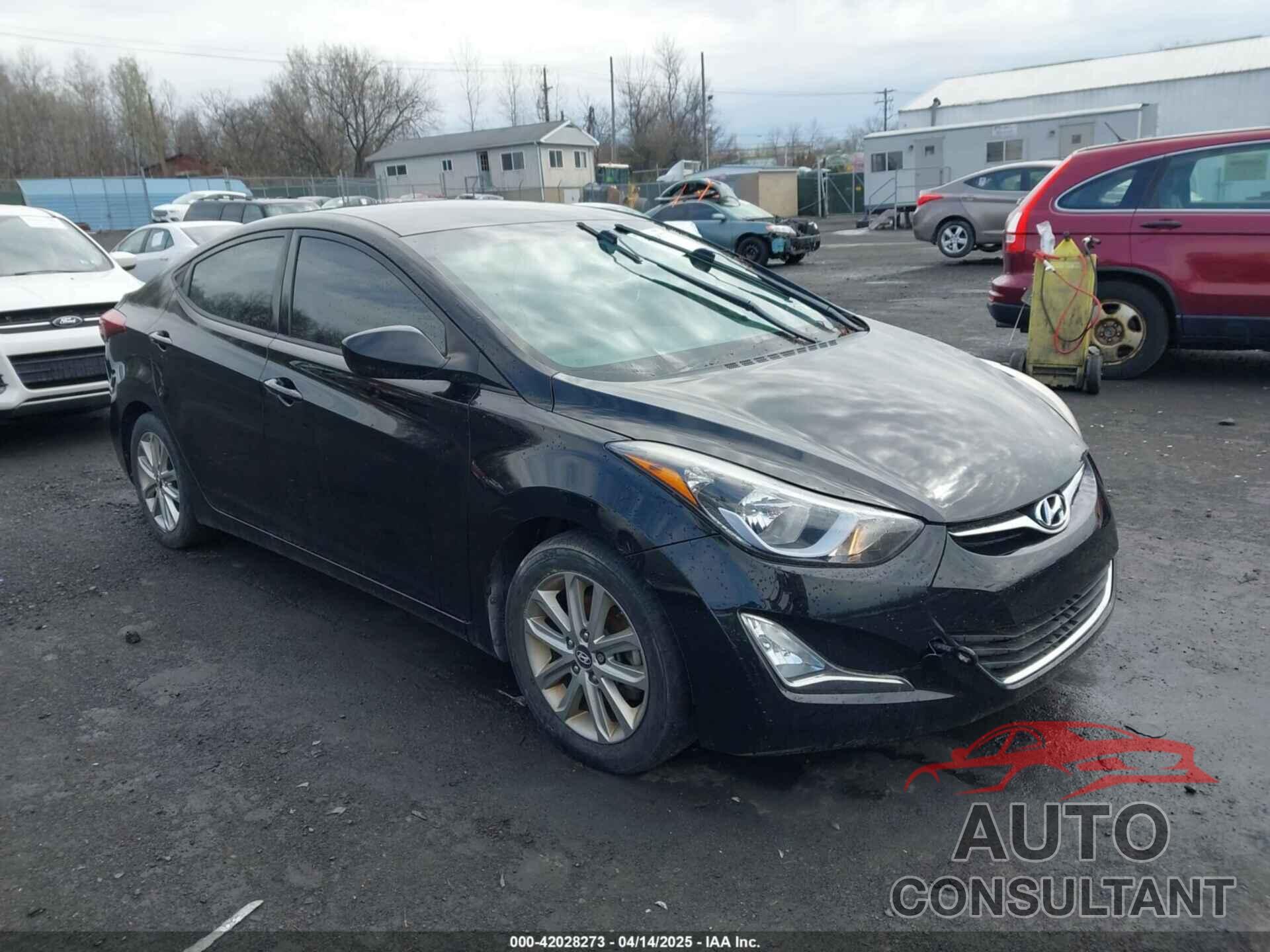 HYUNDAI ELANTRA 2014 - KMHDH4AE7EU106114