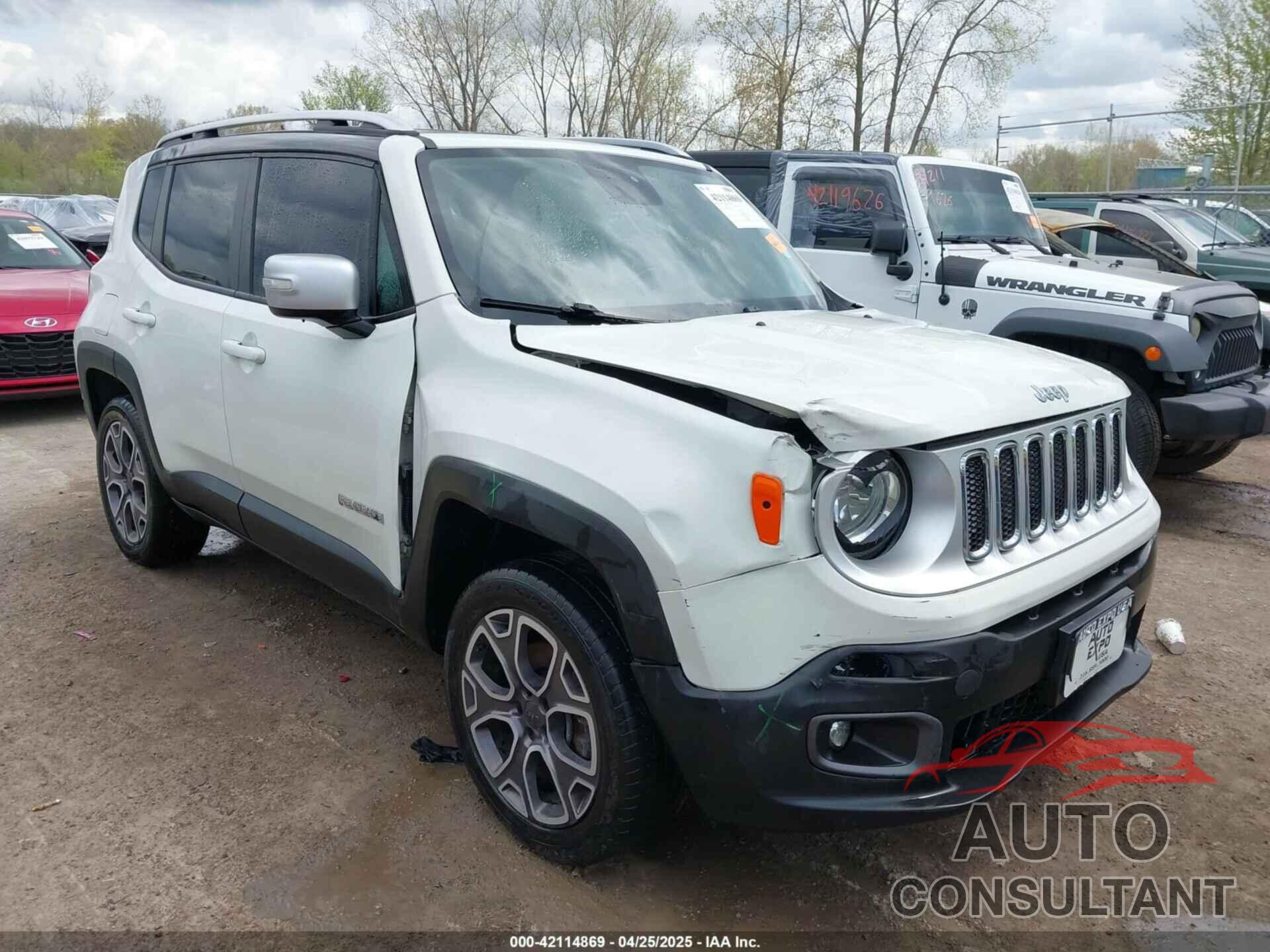 JEEP RENEGADE 2015 - ZACCJBDT5FPB77883