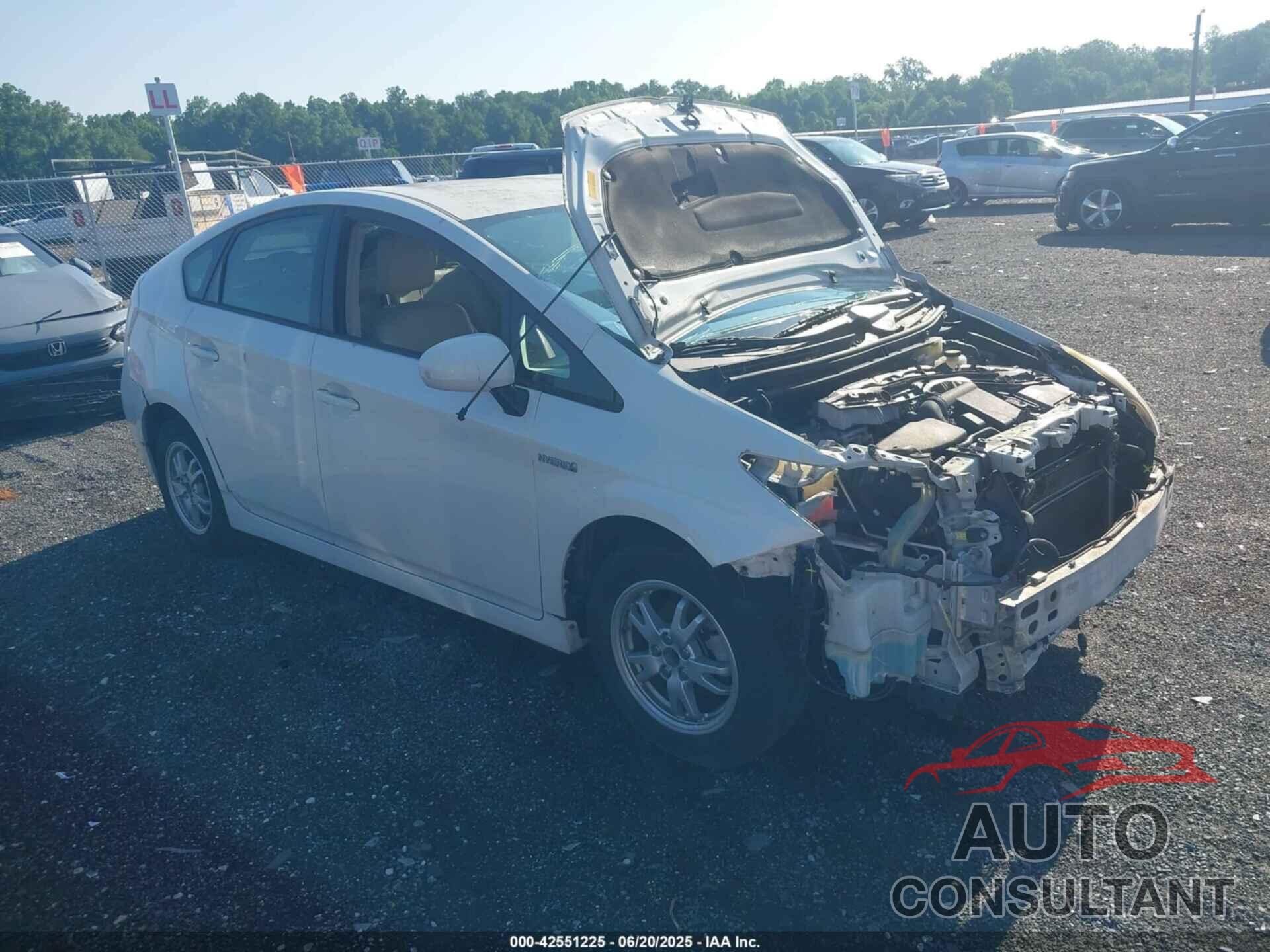 TOYOTA PRIUS 2010 - JTDKN3DU4A0019483