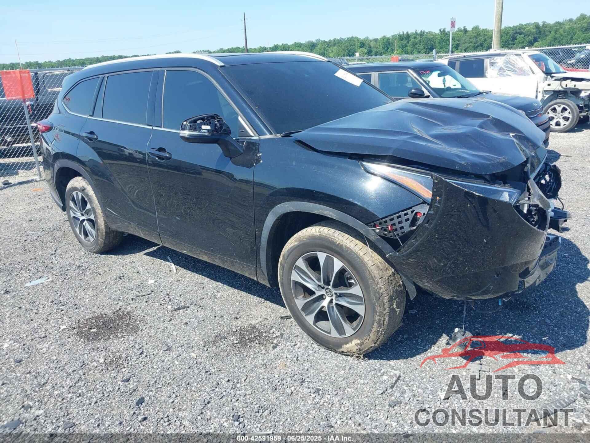 TOYOTA HIGHLANDER 2022 - 5TDGZRAH0NS093376