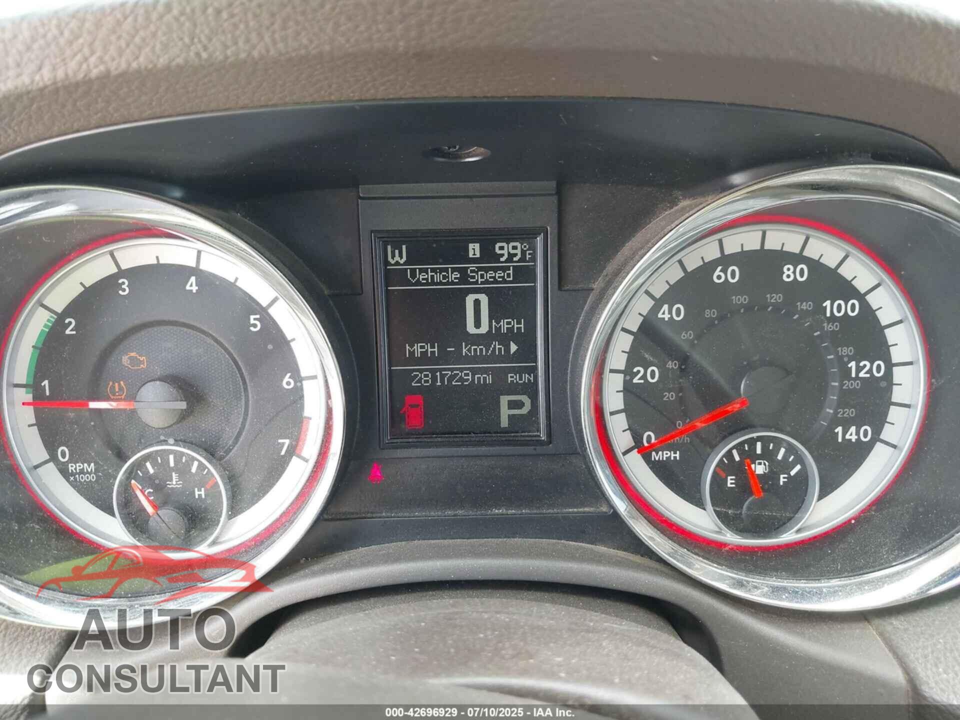 DODGE DURANGO 2013 - 1C4RDHAG3DC694208