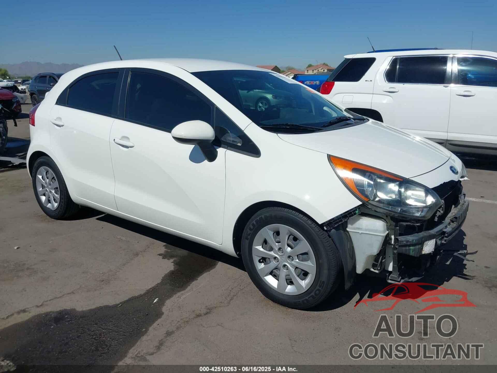 KIA RIO 2013 - KNADM5A33D6316293