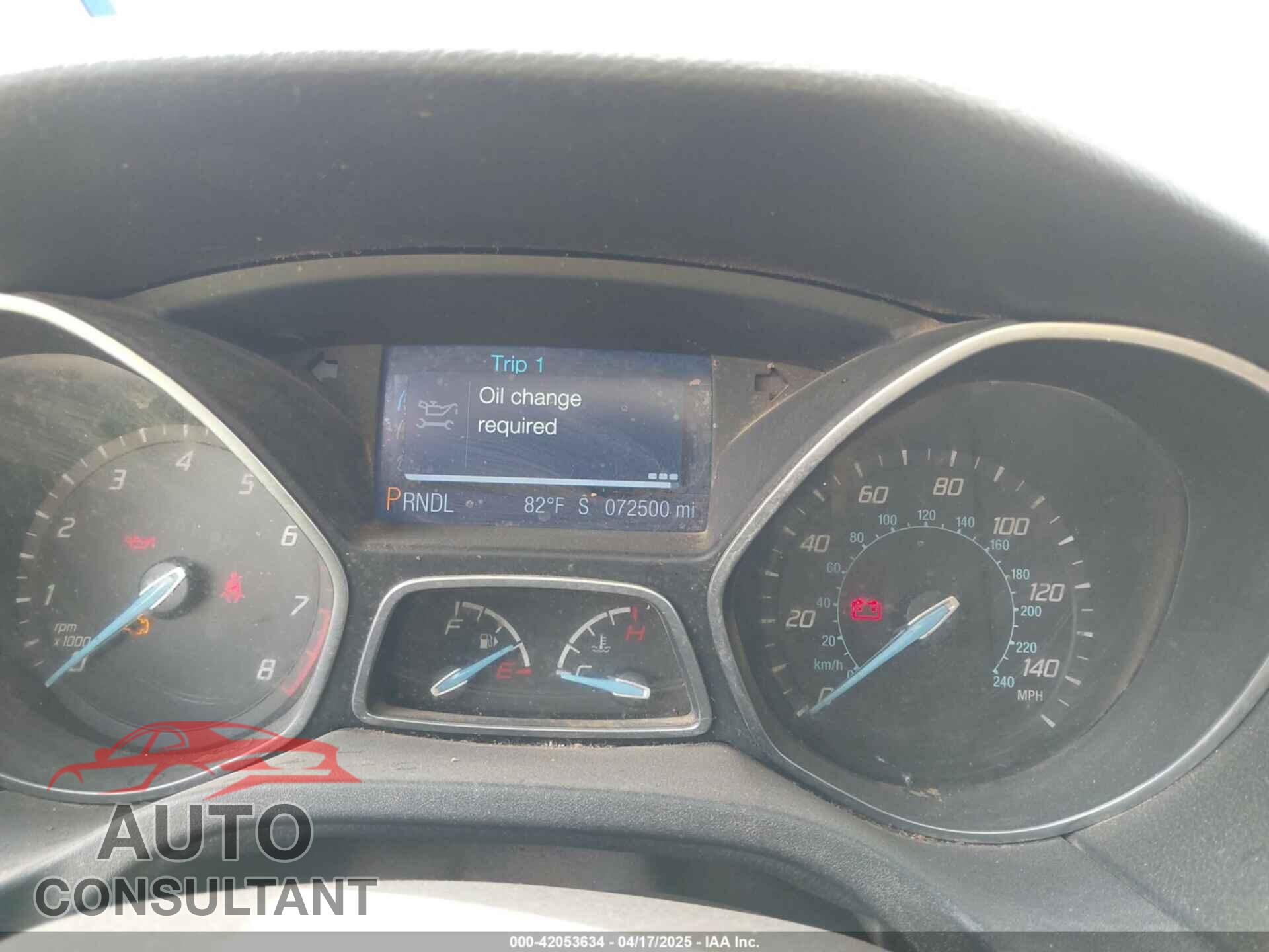 FORD FOCUS 2013 - 1FADP3F22DL262796