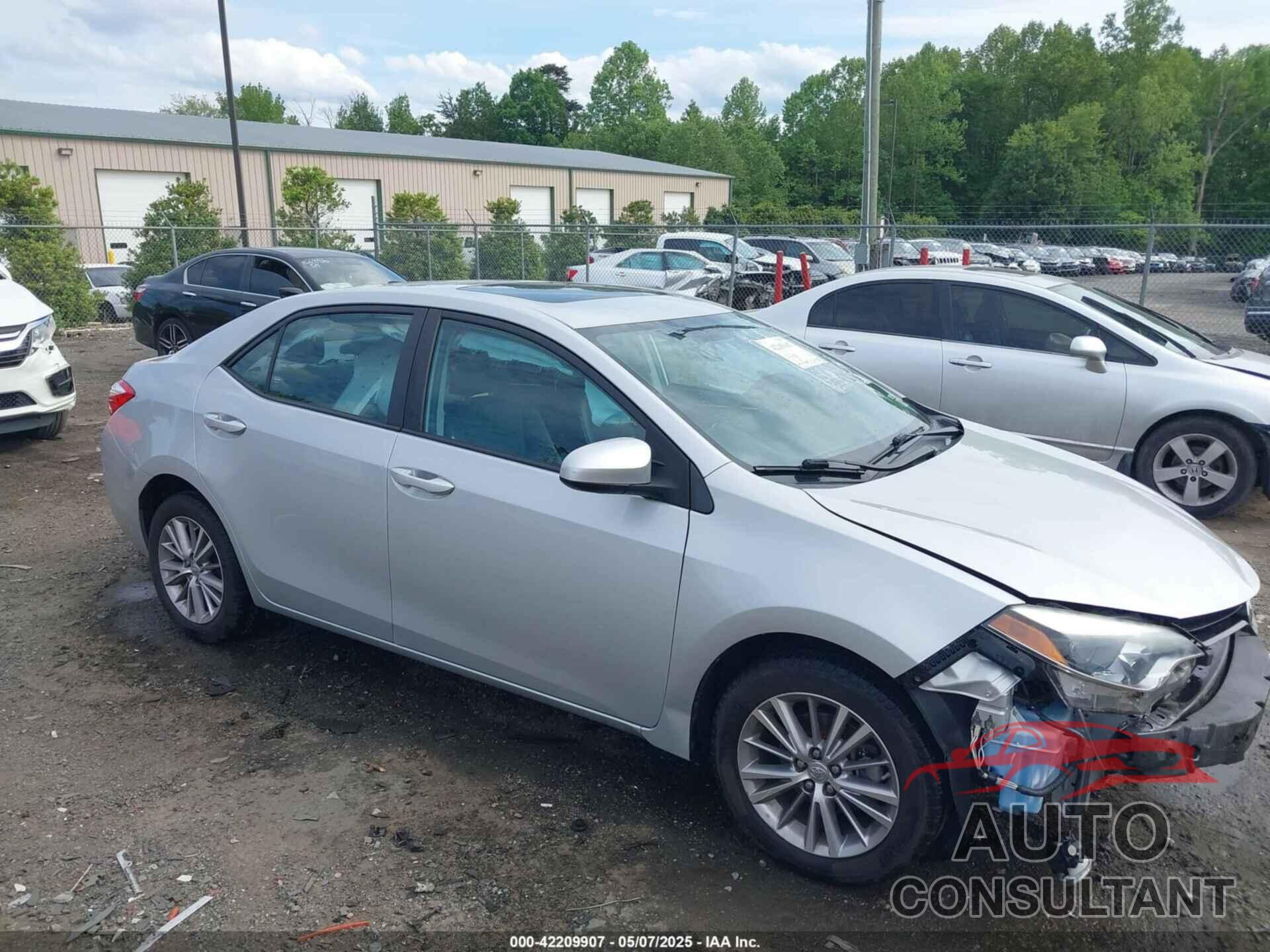 TOYOTA COROLLA 2014 - 2T1BURHE2EC125659