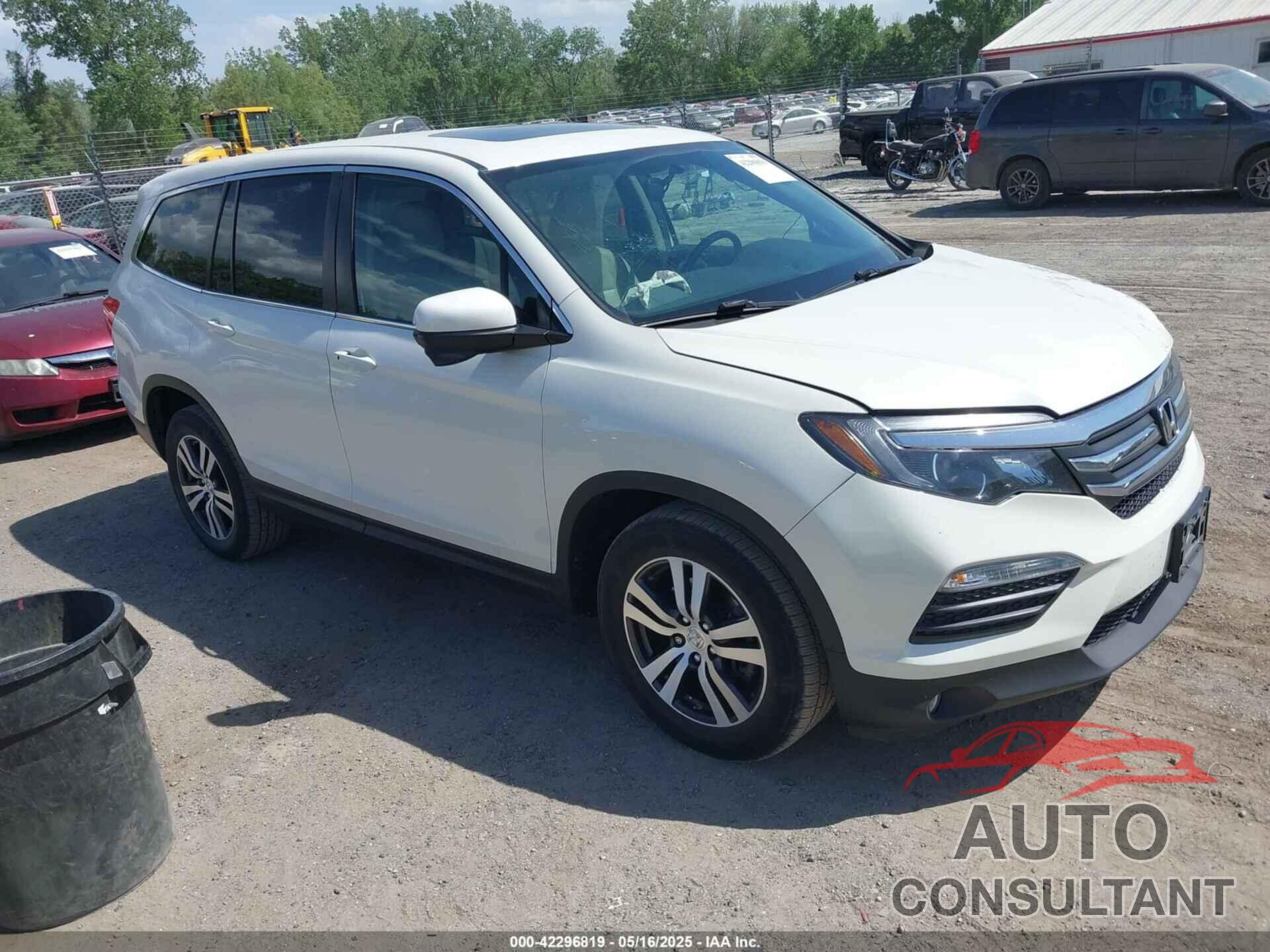 HONDA PILOT 2016 - 5FNYF6H76GB109760