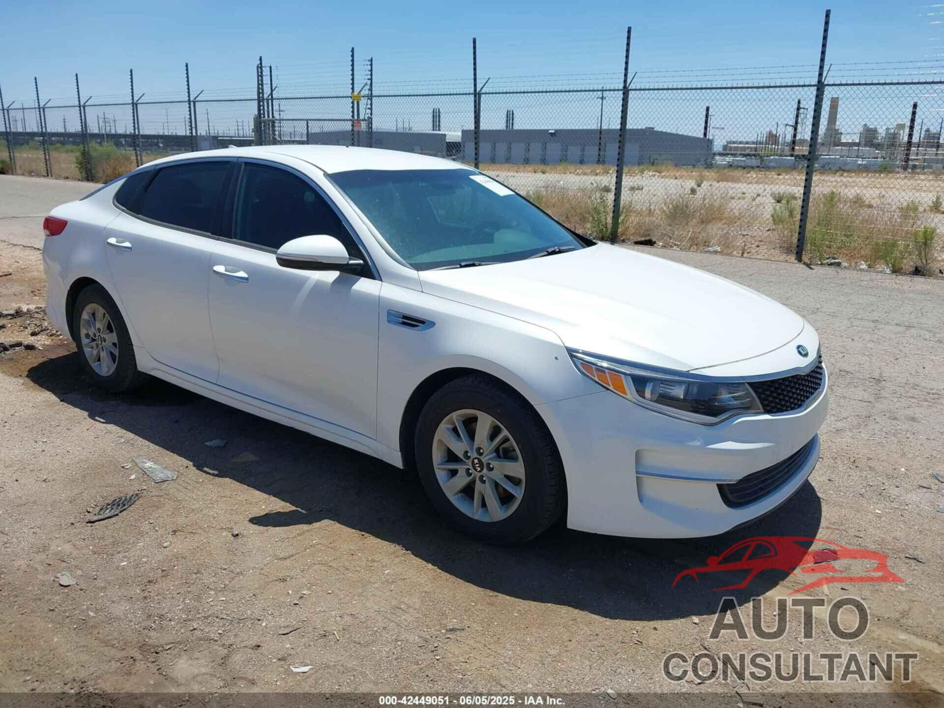 KIA OPTIMA 2016 - KNAGT4L30G5117719
