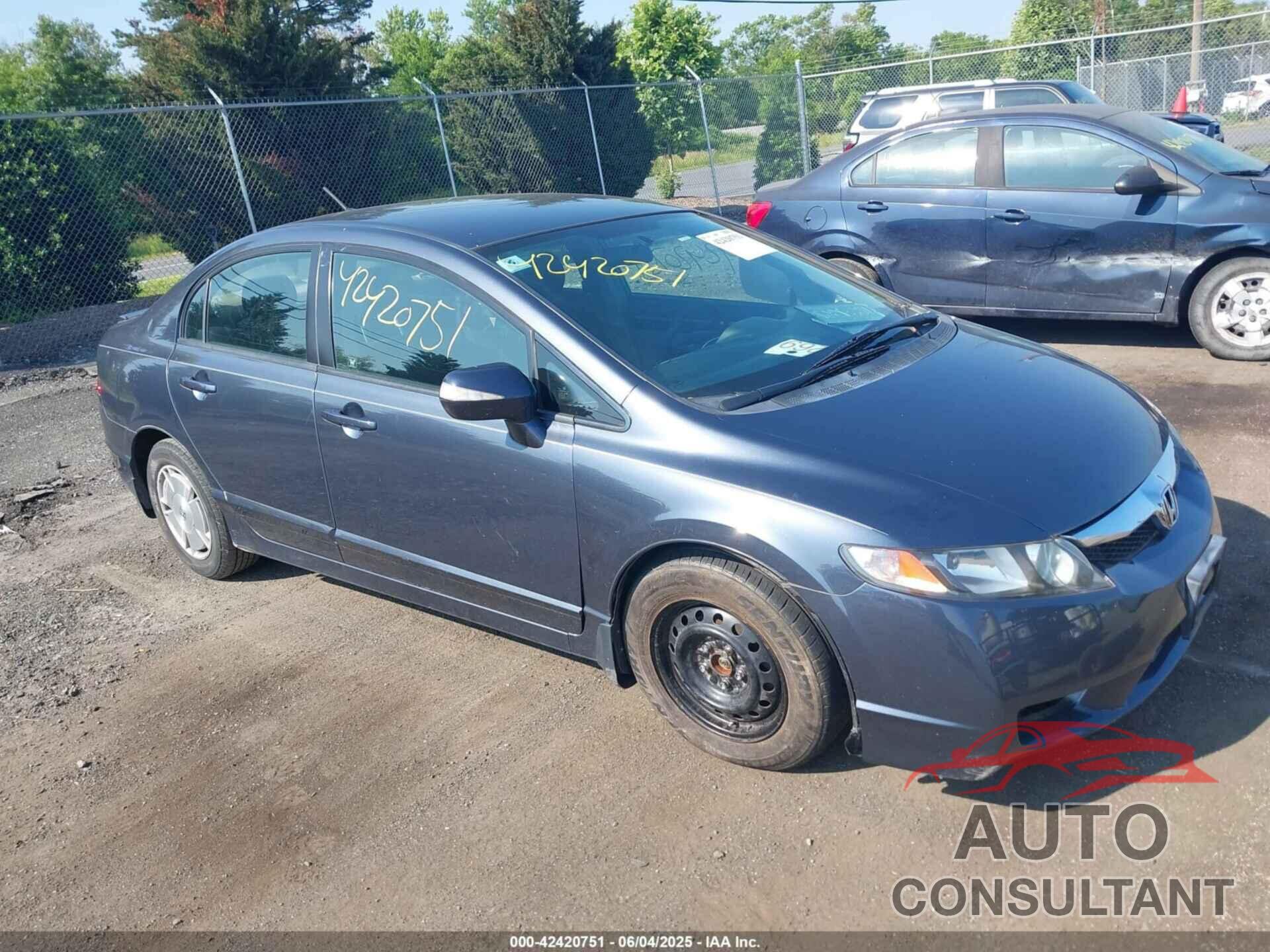 HONDA CIVIC HYBRID 2010 - JHMFA3F20AS002269