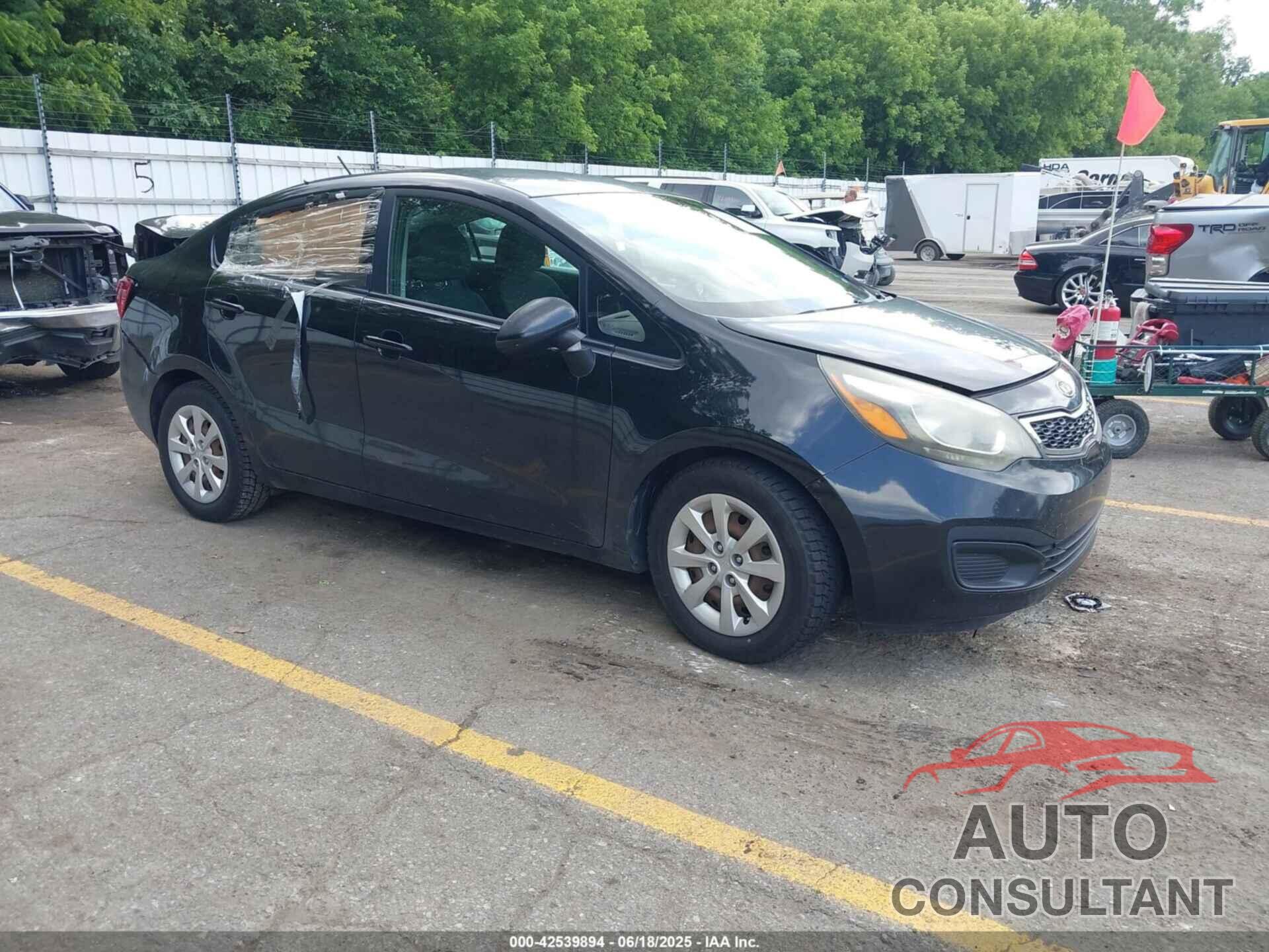 KIA RIO 2012 - KNADN4A31C6045689