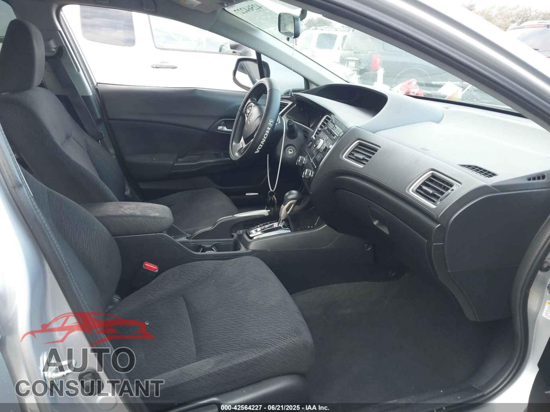 HONDA CIVIC 2013 - 19XFB2F59DE250417