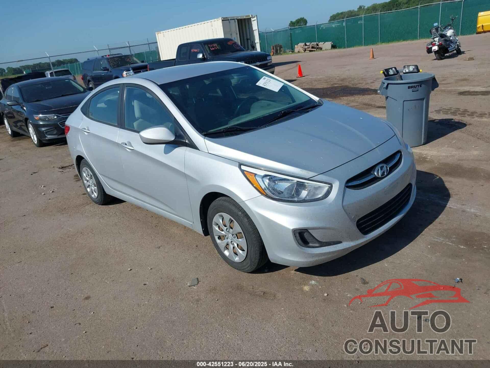 HYUNDAI ACCENT 2016 - KMHCT4AE2GU159140