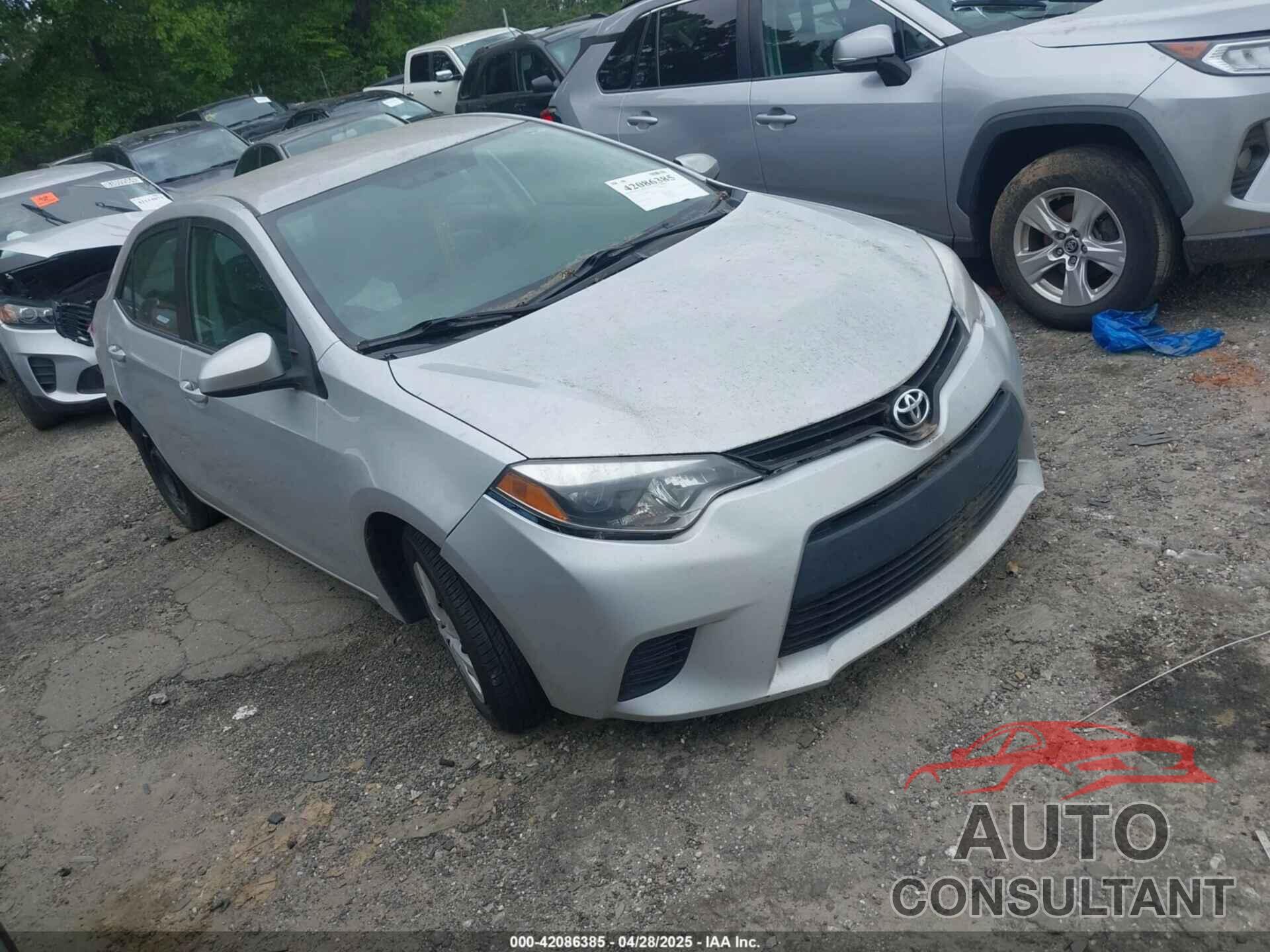 TOYOTA COROLLA 2016 - 2T1BURHE2GC628868