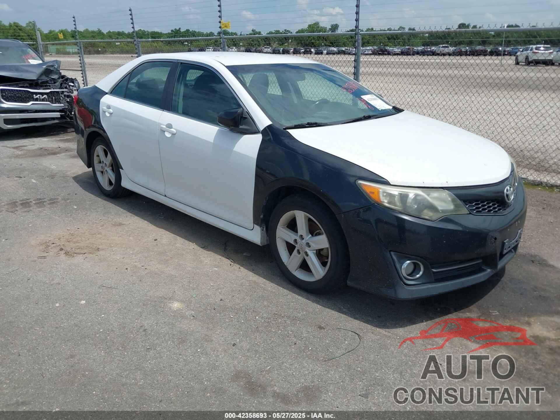 TOYOTA CAMRY 2012 - 4T1BF1FK8CU111555