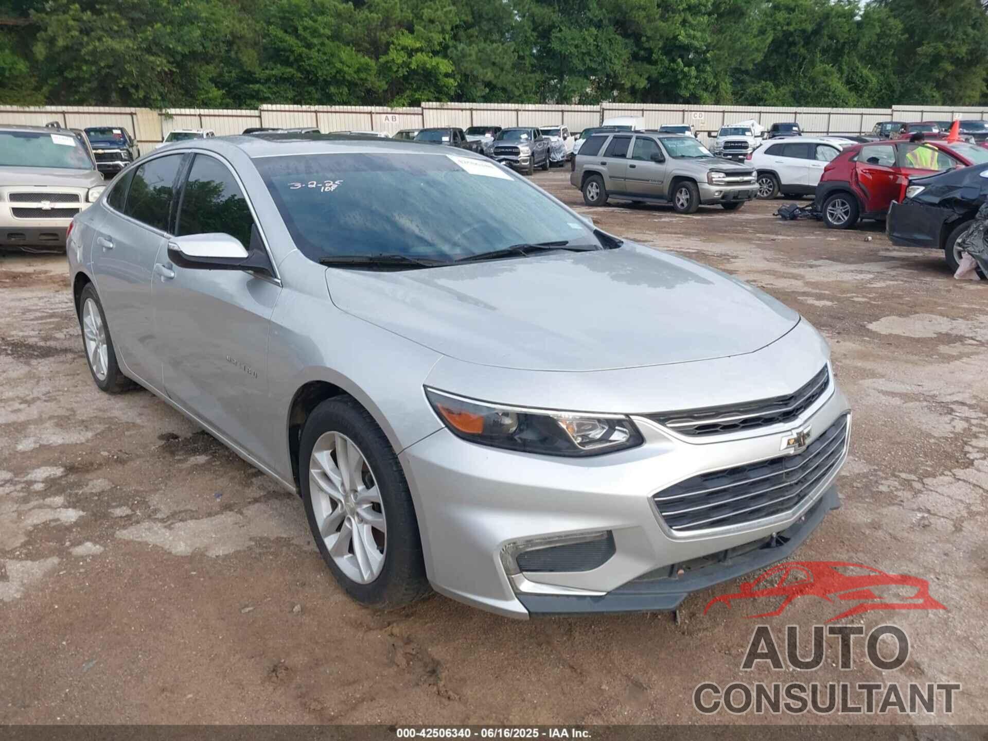 CHEVROLET MALIBU 2016 - 1G1ZE5STXGF311805