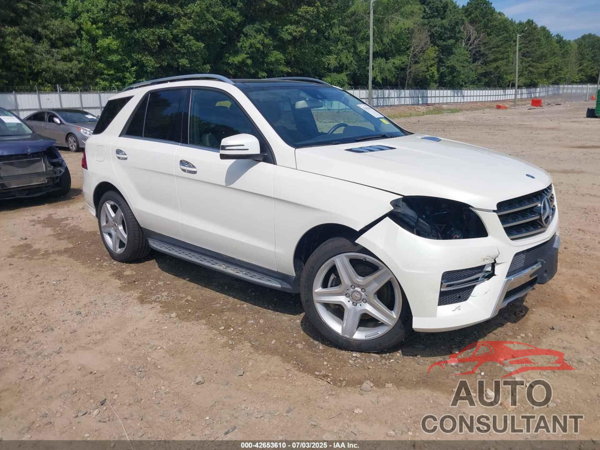 MERCEDES-BENZ ML 400 2015 - 4JGDA5GB6FA534279