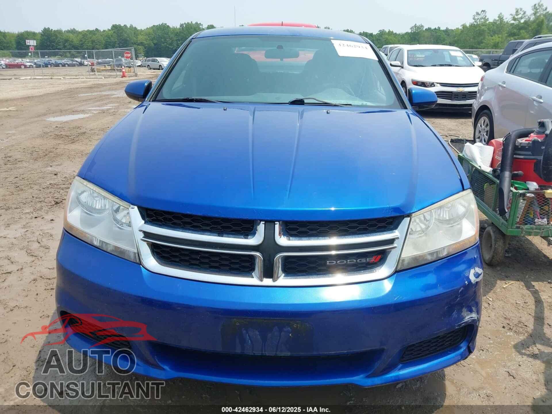 DODGE AVENGER 2012 - 1C3CDZCB3CN227794