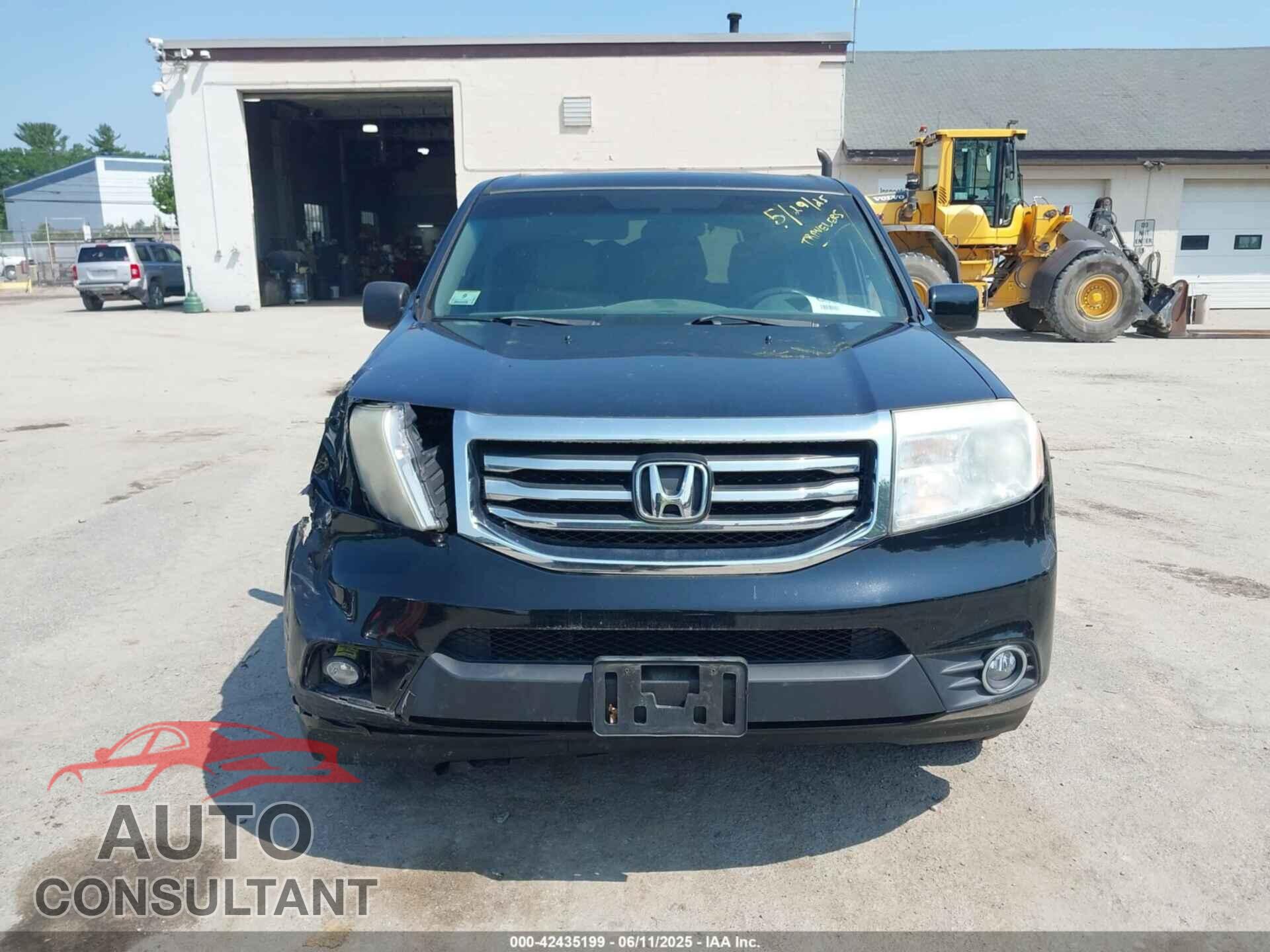 HONDA PILOT 2012 - 5FNYF4H47CB027203