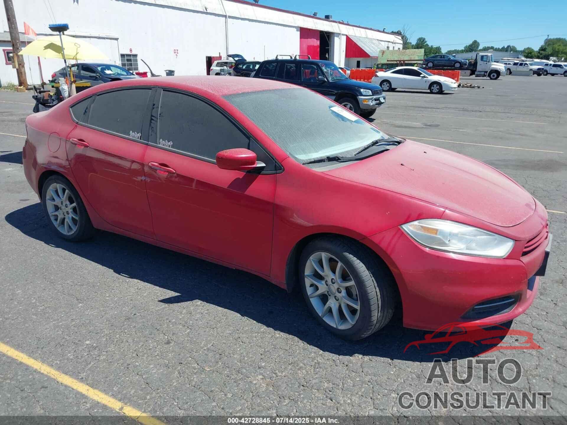 DODGE DART 2014 - 1C3CDFAAXED668629