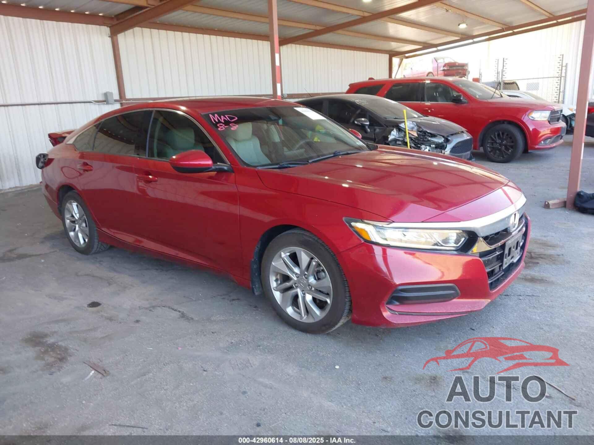 HONDA ACCORD 2018 - 1HGCV1F14JA173179