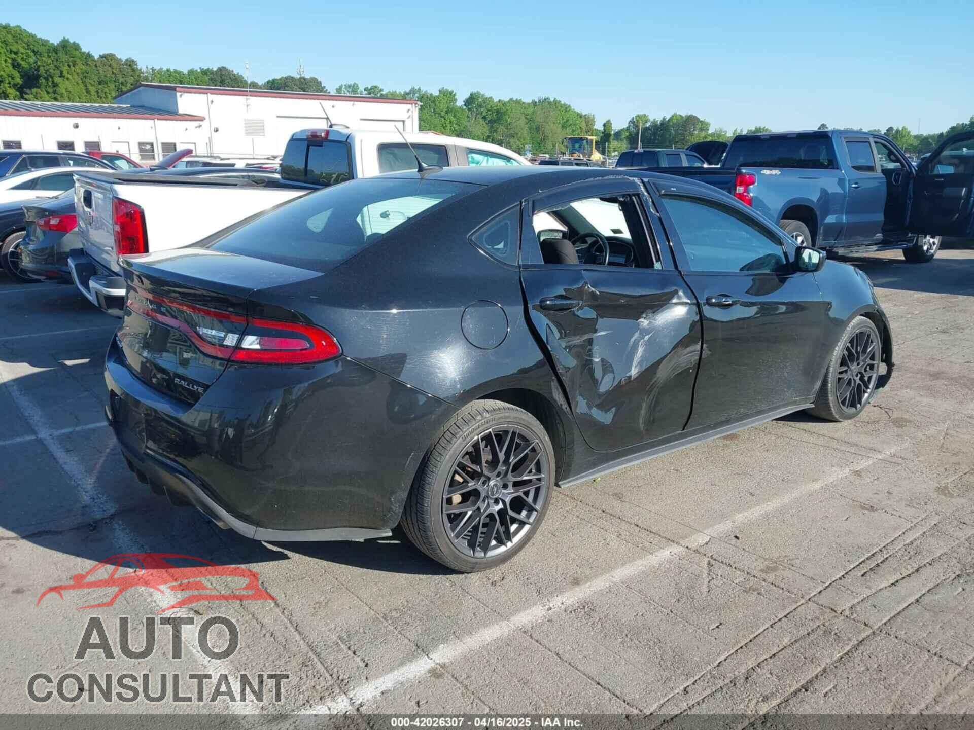 DODGE DART 2015 - 1C3CDFBB7FD320604