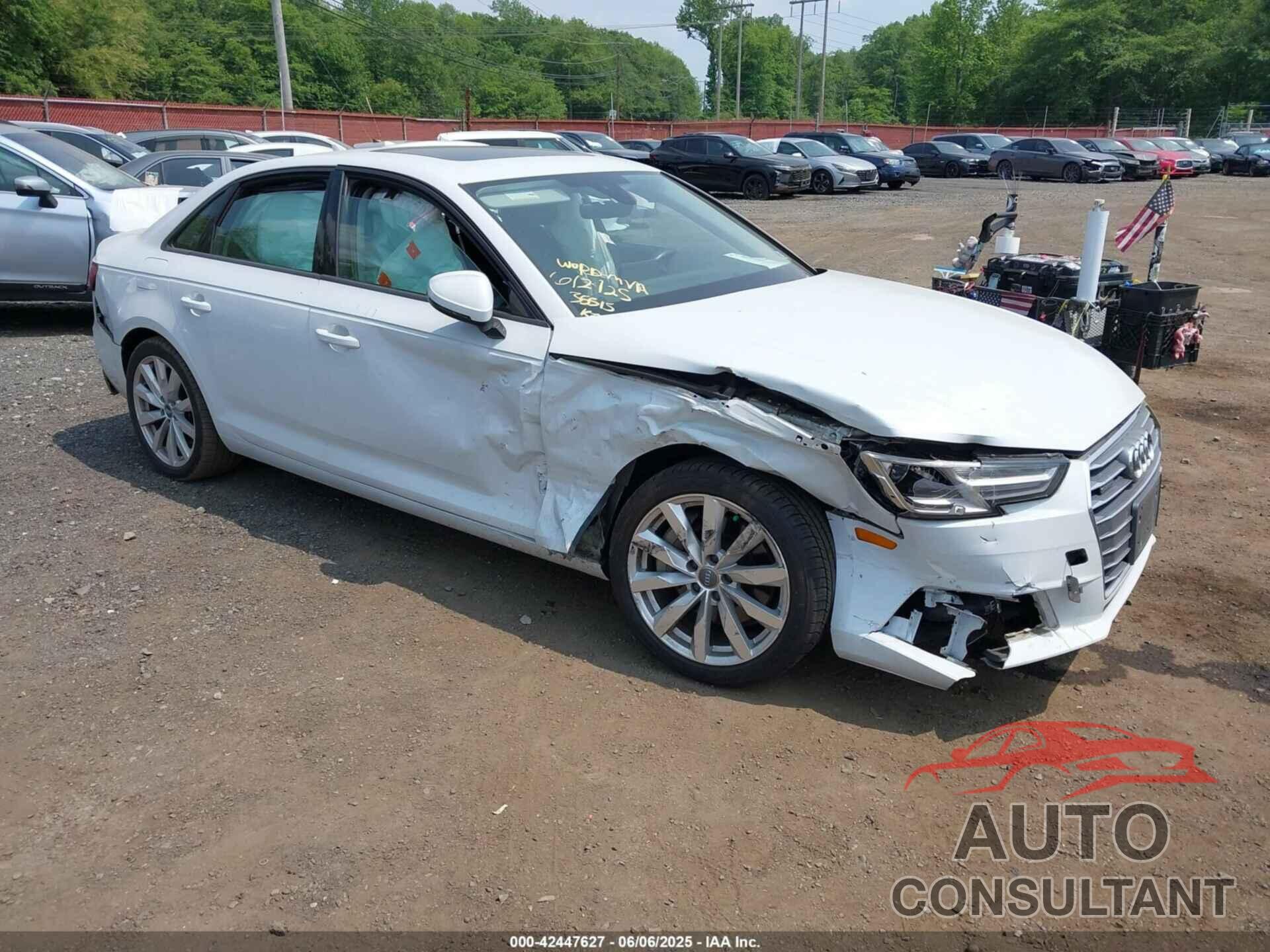 AUDI A4 2017 - WAUANAF40HN055906