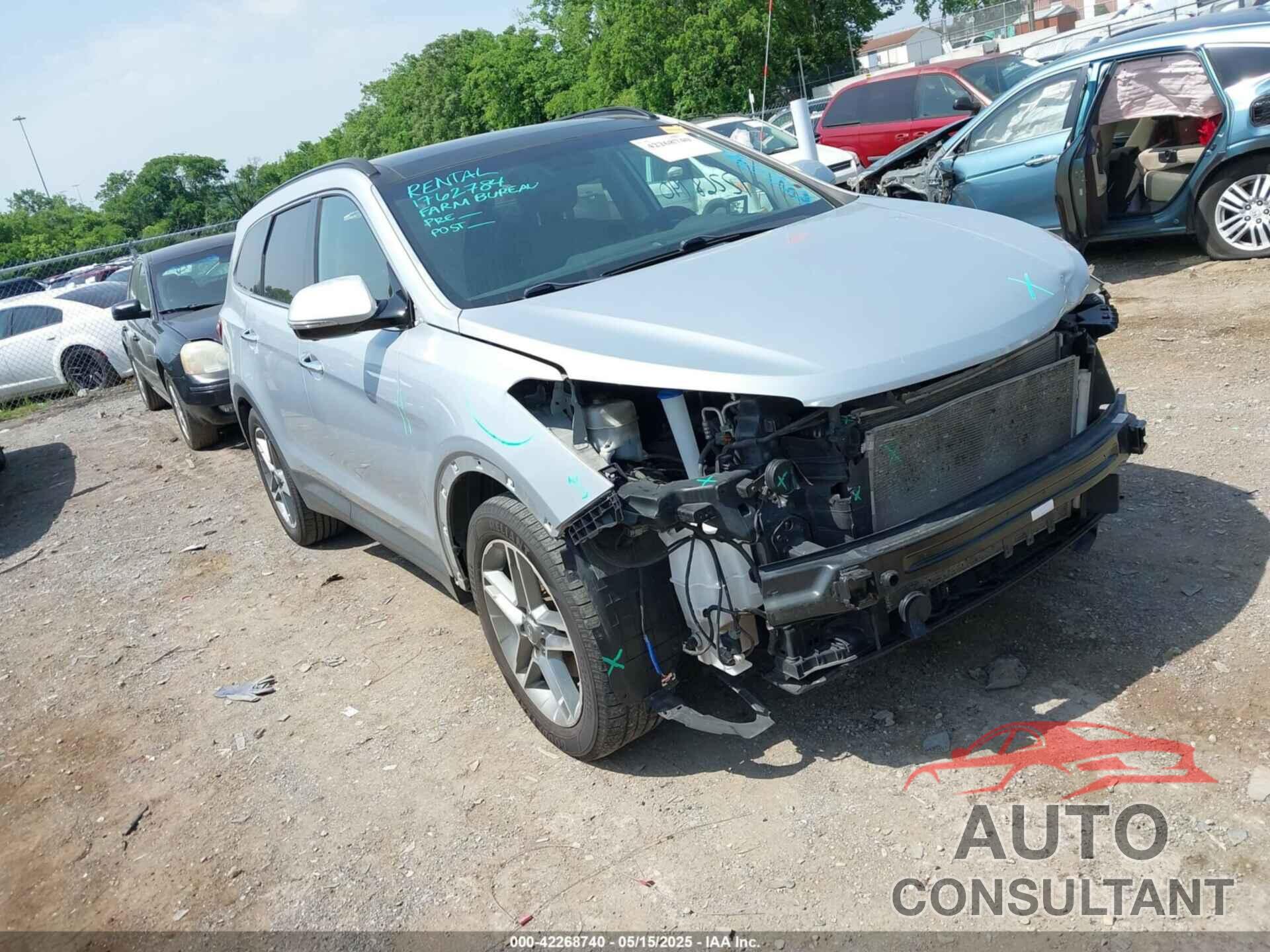 HYUNDAI SANTA FE 2018 - KM8SR4HF6JU265039
