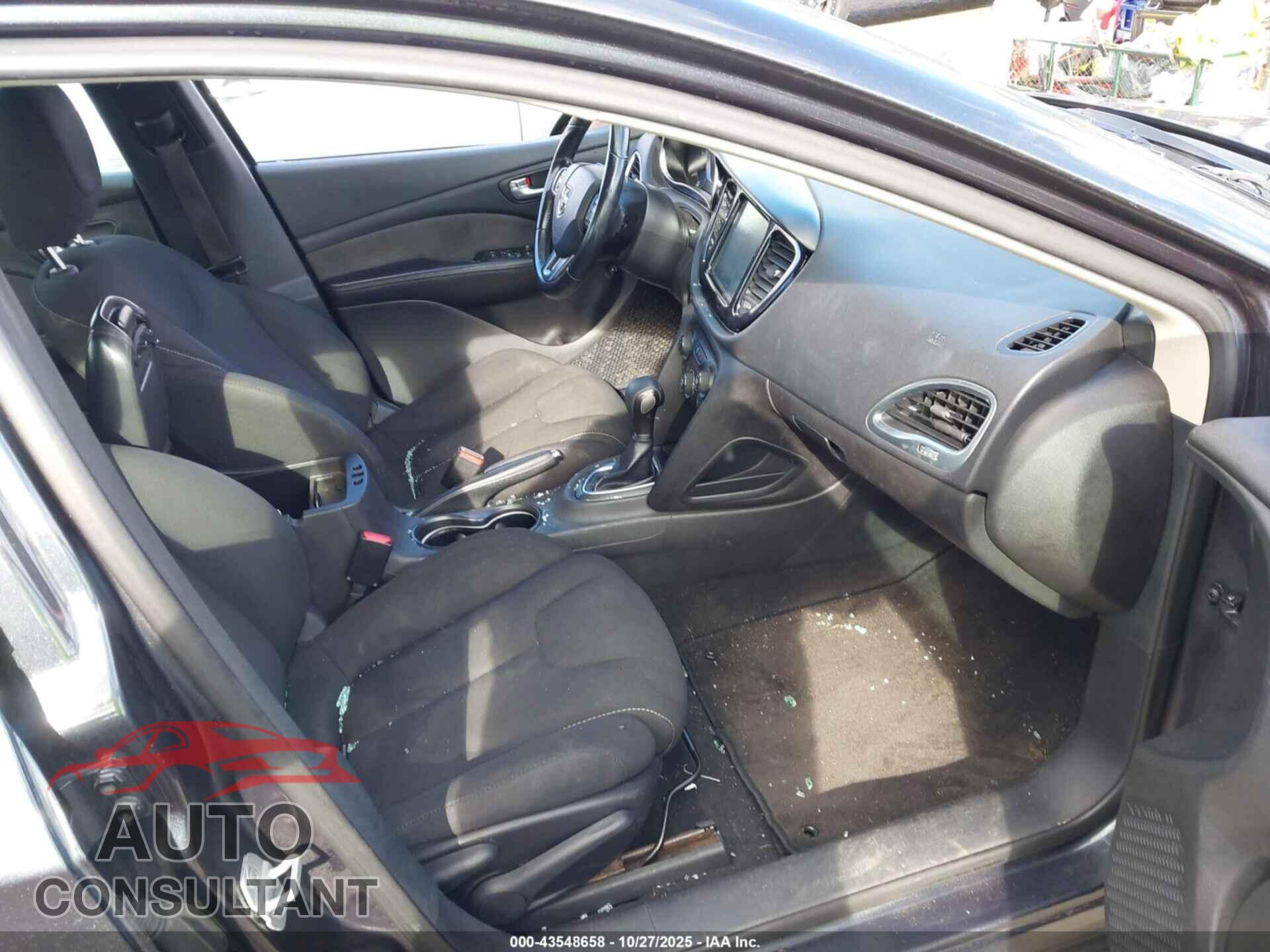 DODGE DART 2013 - 1C3CDFBA1DD204707