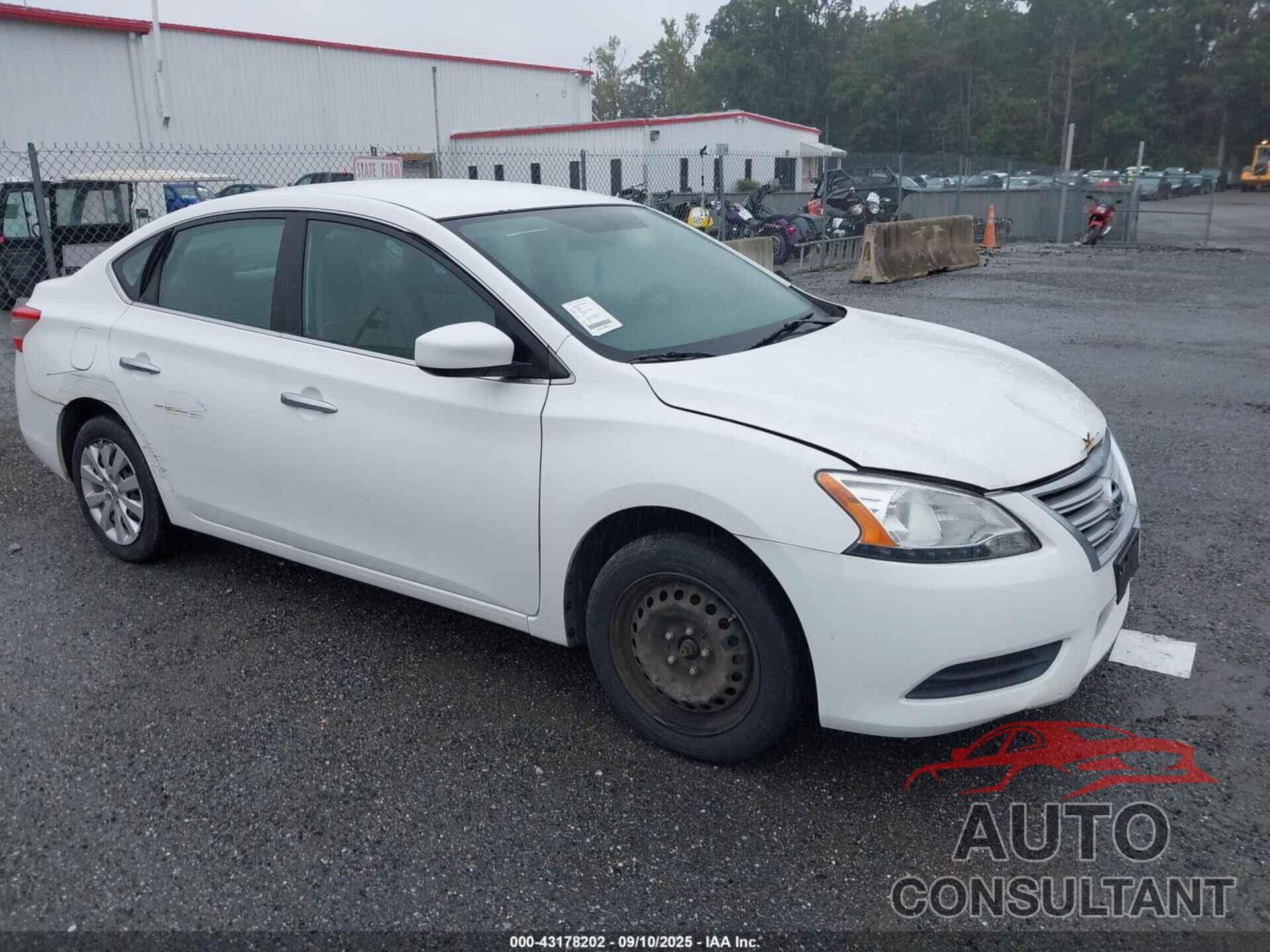 NISSAN SENTRA 2015 - 3N1AB7AP9FY282594