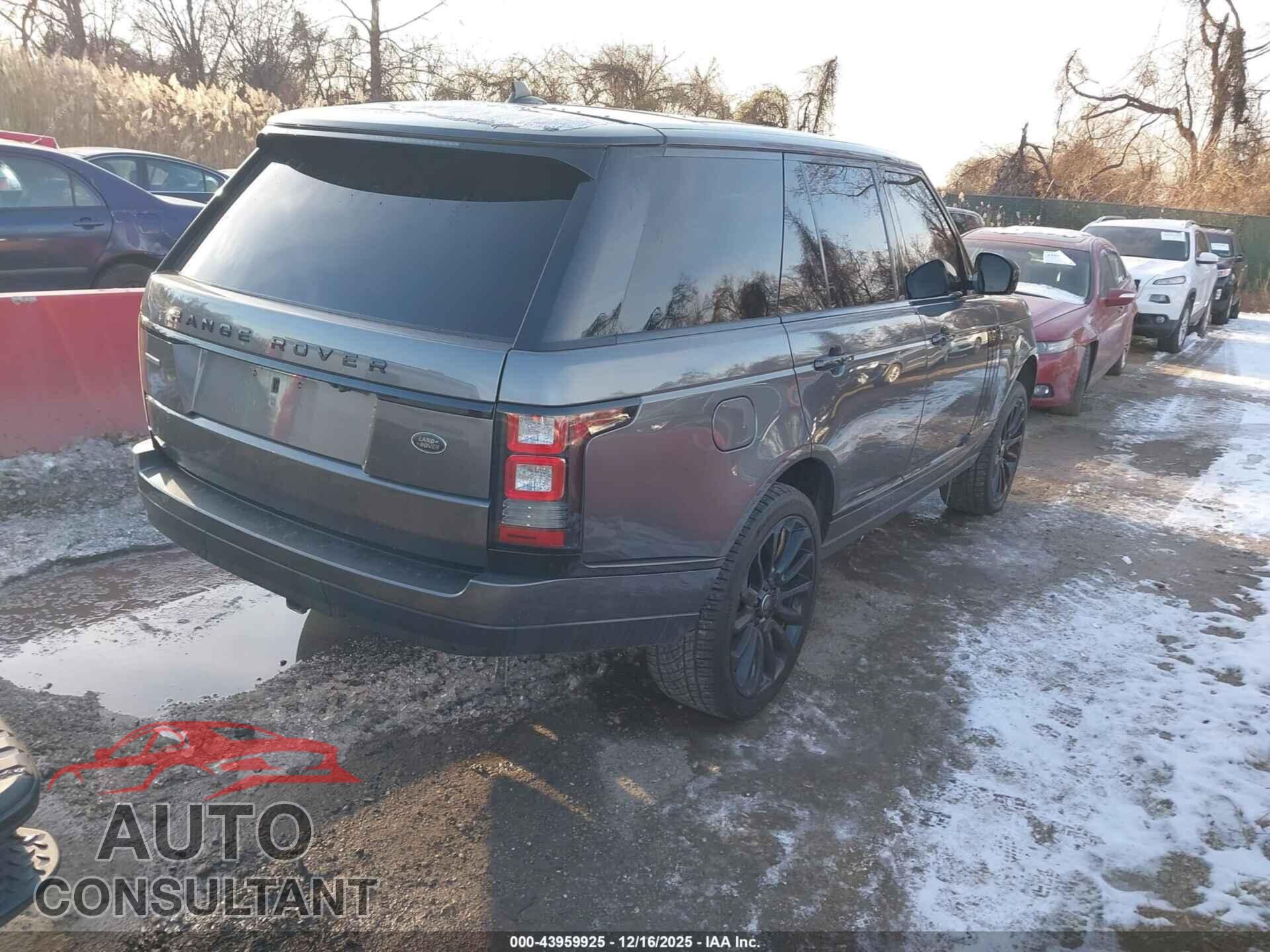 LAND ROVER RANGE ROVER 2016 - SALGS2EF4GA264286